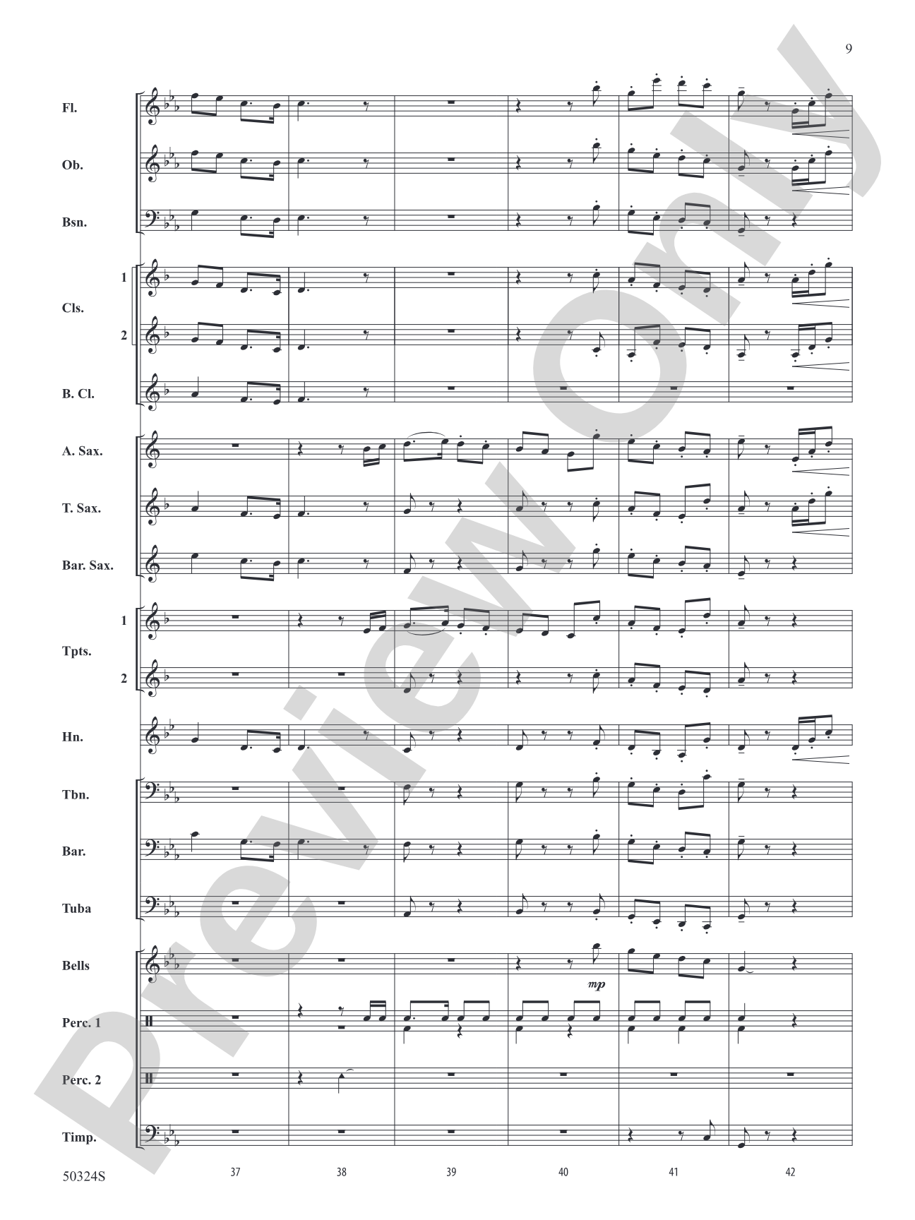 Moorside March: Concert Band Conductor Score & Parts