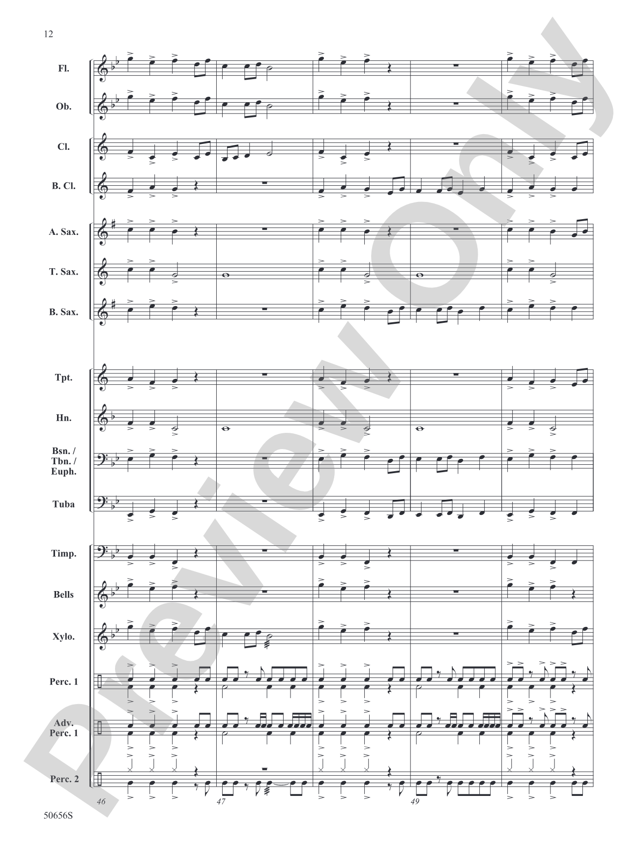 The Jester's Galop: Concert Band Conductor Score & Parts