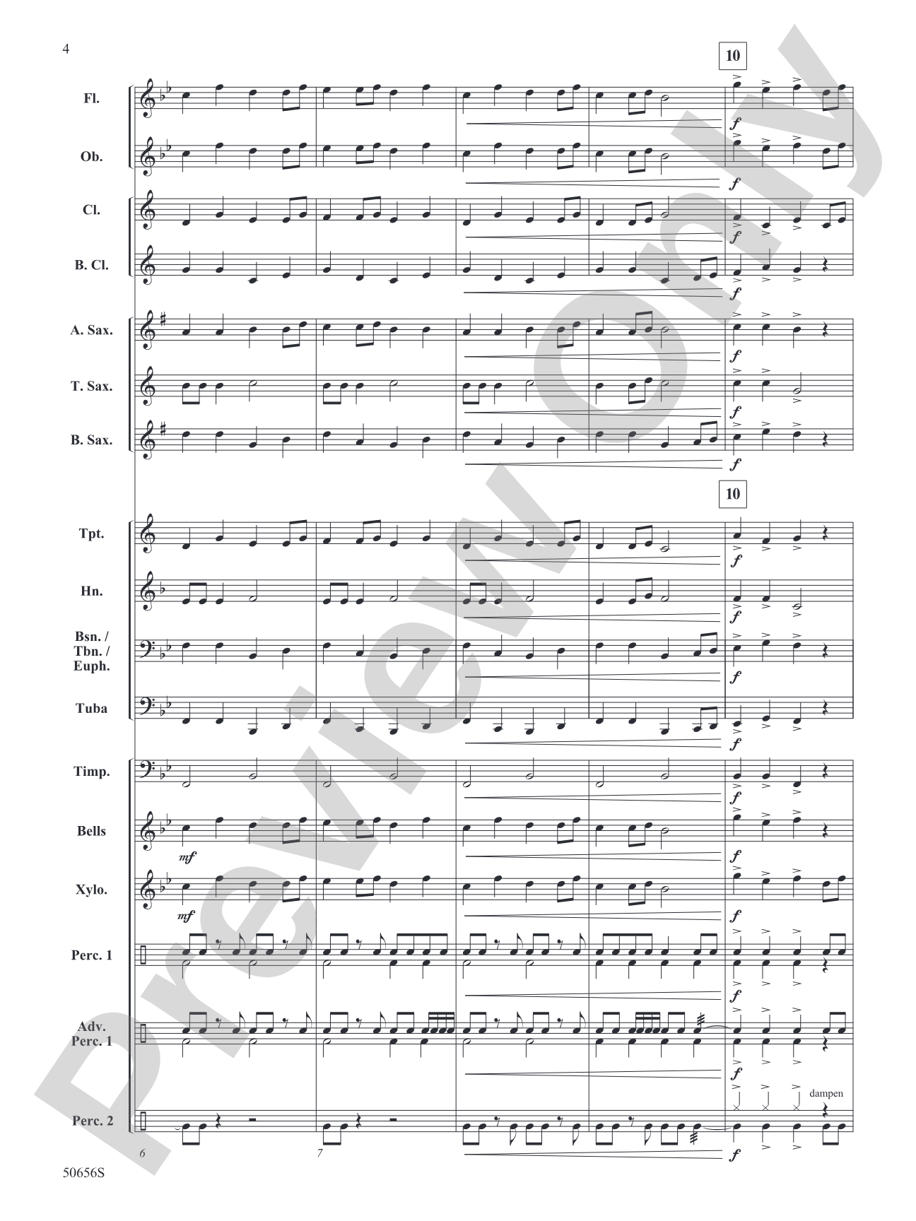 The Jester's Galop: Concert Band Conductor Score & Parts