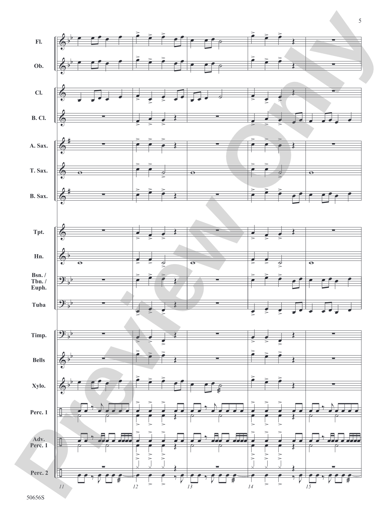 The Jester's Galop: Concert Band Conductor Score & Parts