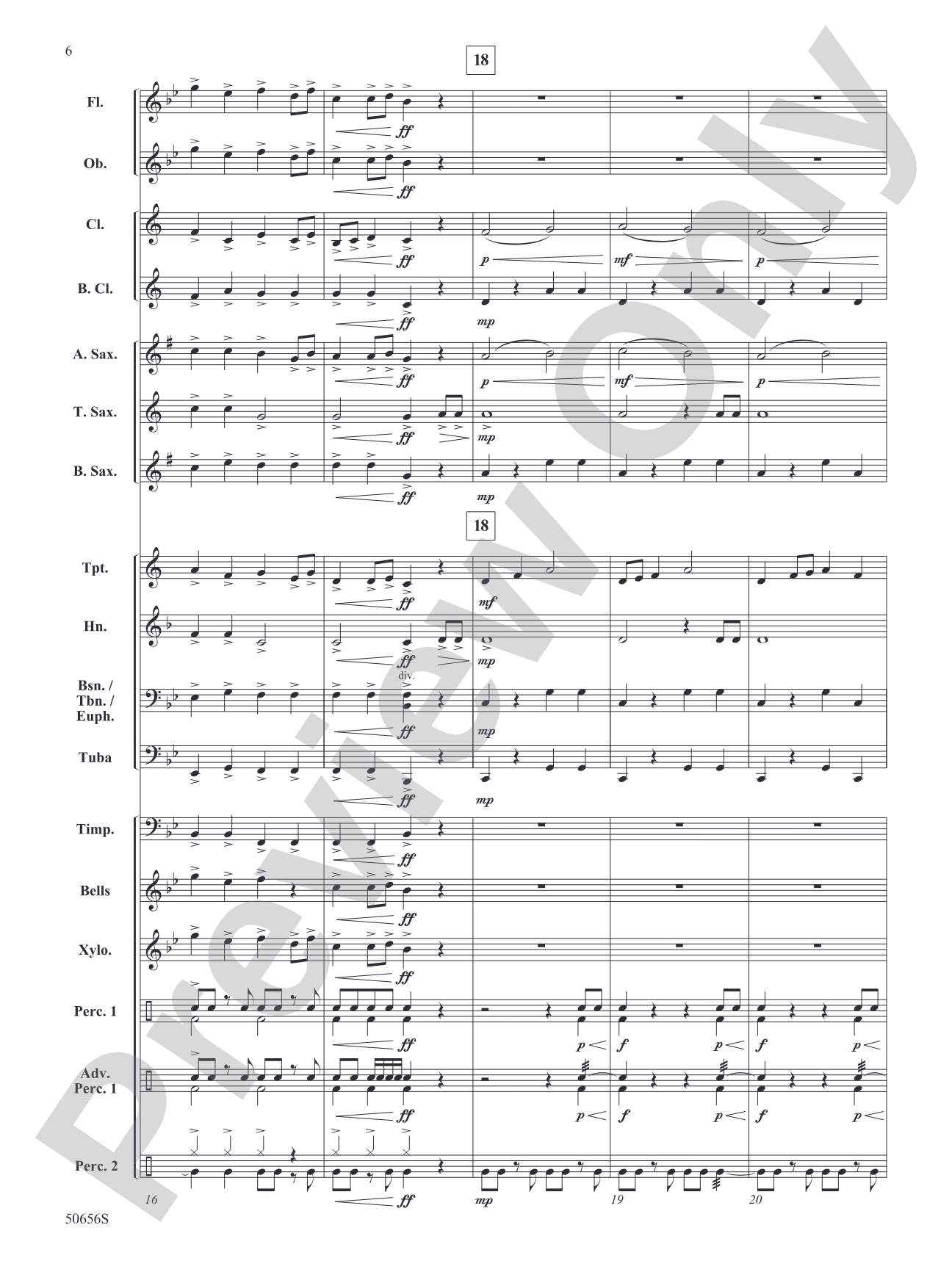 The Jester's Galop: Concert Band Conductor Score & Parts
