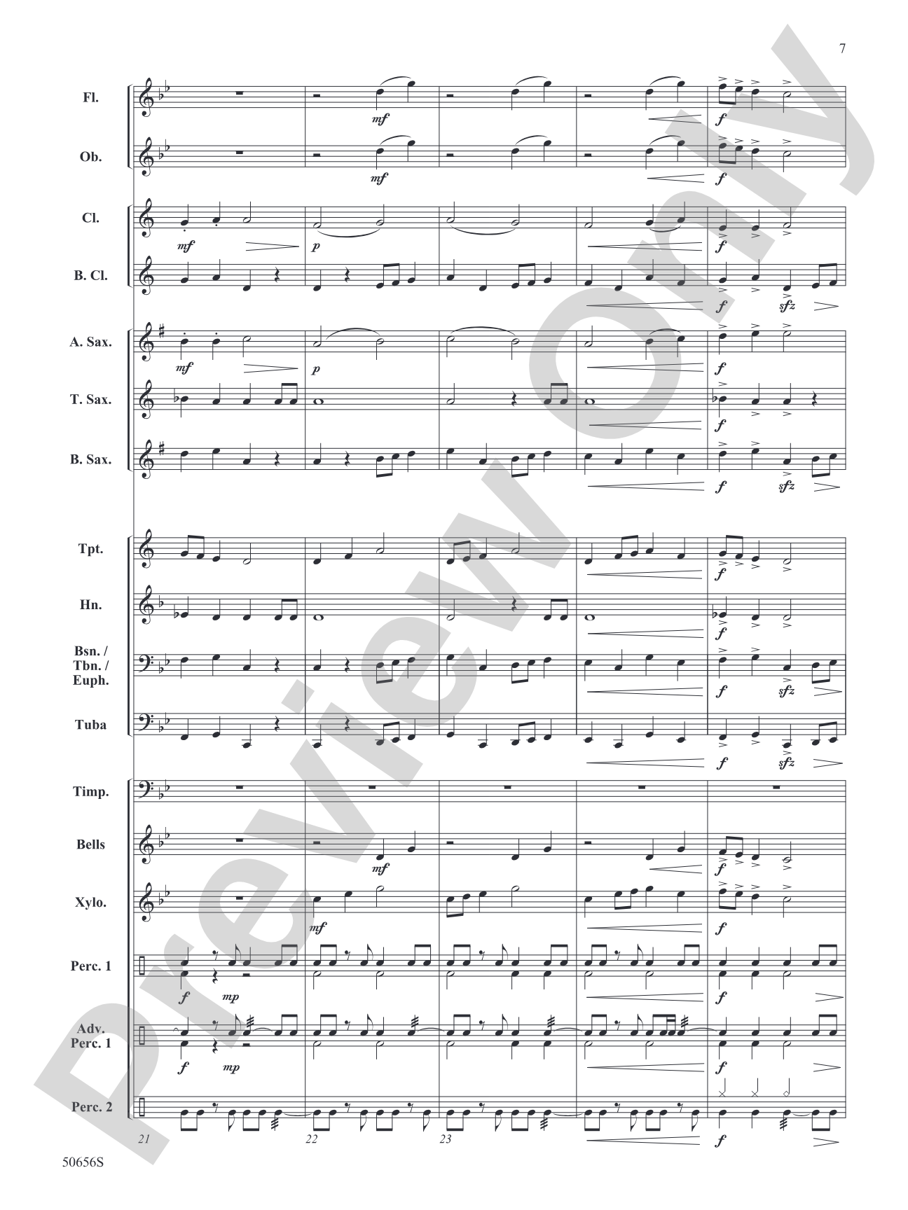 The Jester's Galop: Concert Band Conductor Score & Parts
