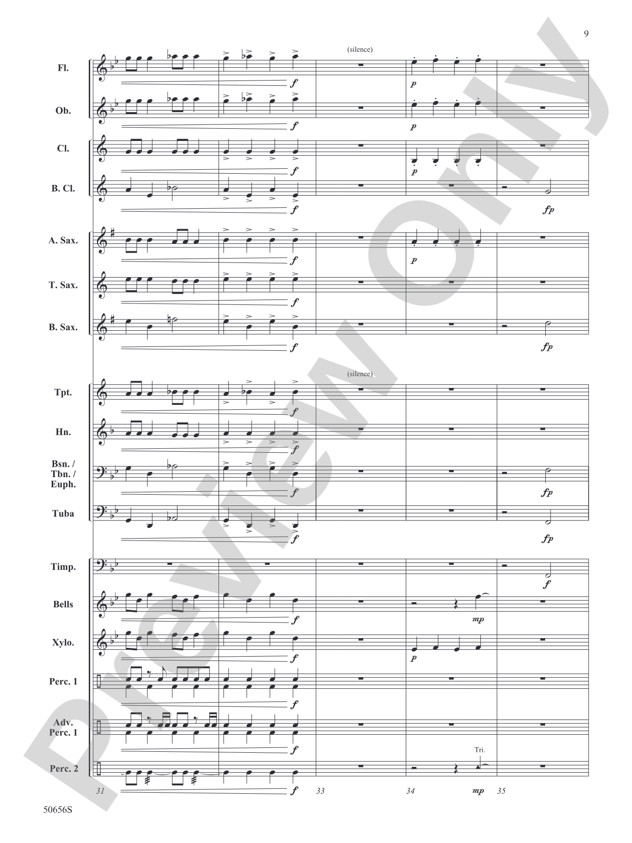 The Jester's Galop: Concert Band Conductor Score & Parts