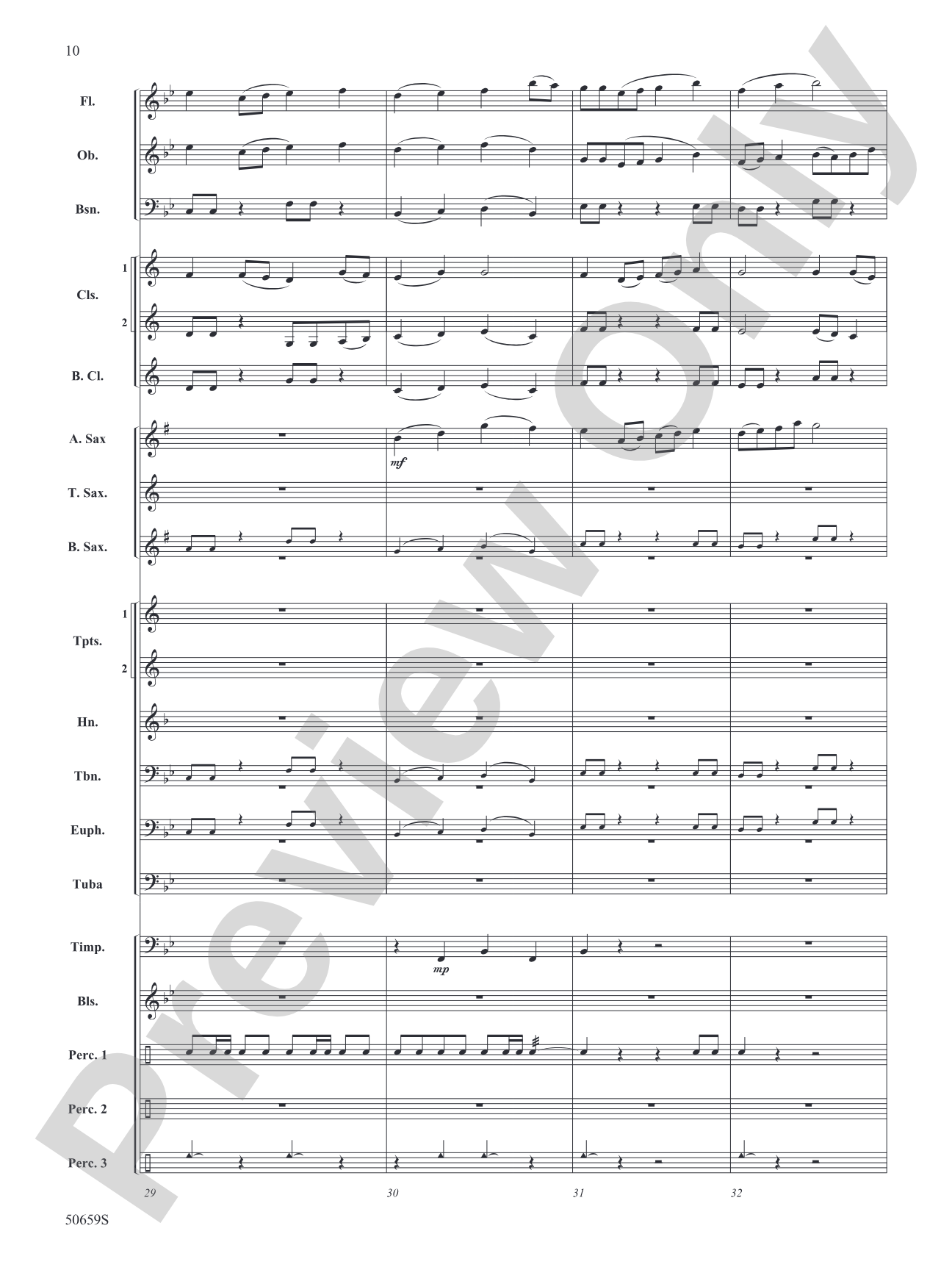 On the Horizon: Concert Band Conductor Score & Parts