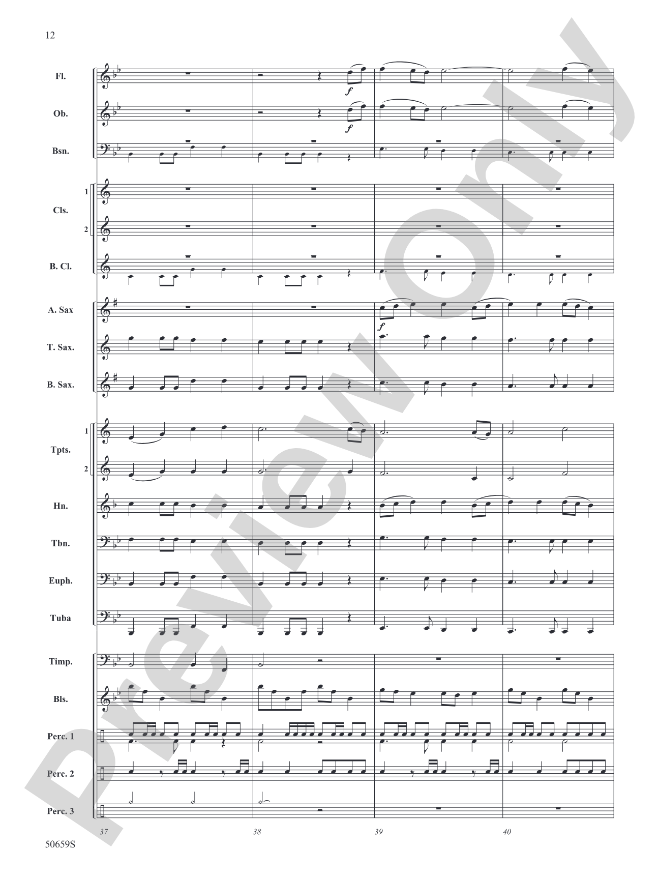 On the Horizon: Concert Band Conductor Score & Parts