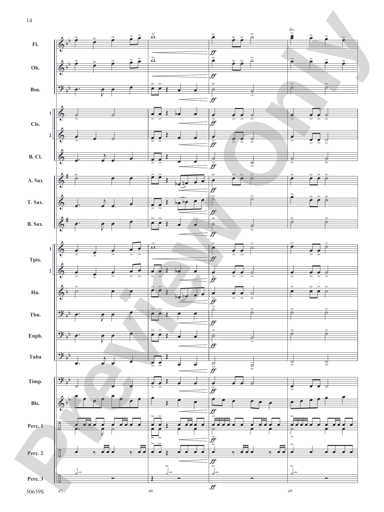 On the Horizon: Concert Band Conductor Score & Parts