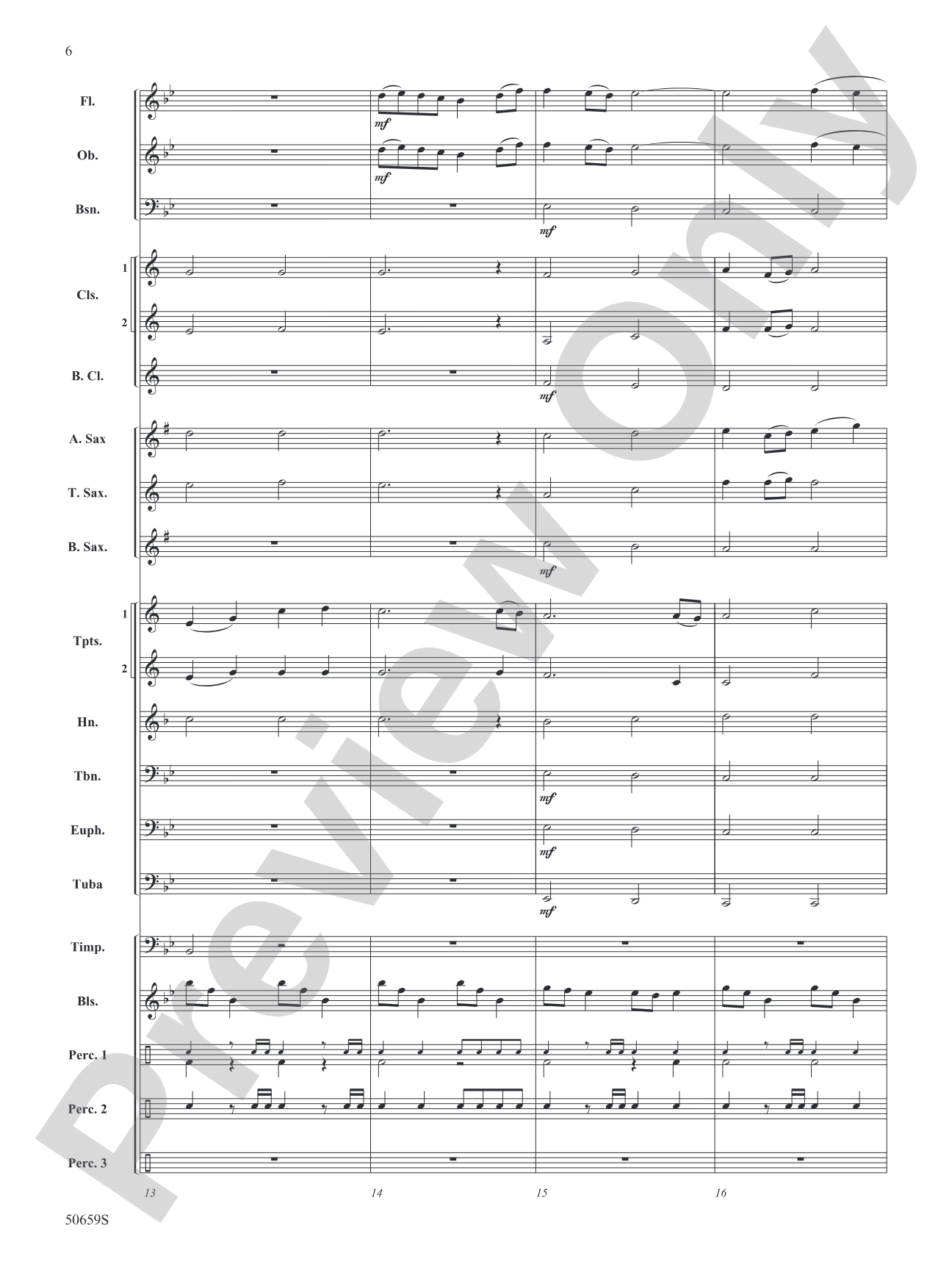 On the Horizon: Concert Band Conductor Score & Parts