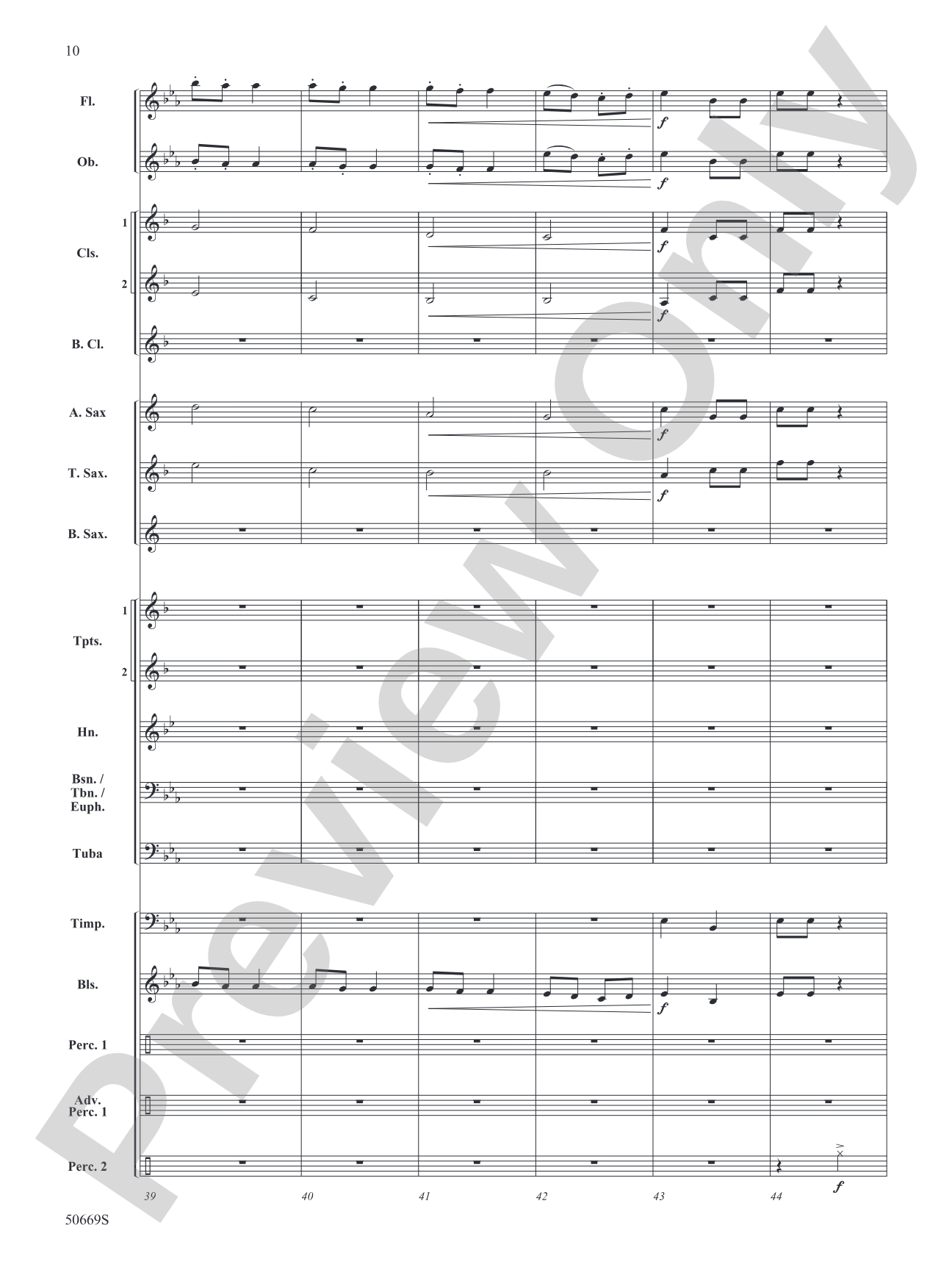 Eine Kleine March Music: Concert Band Conductor Score & Parts