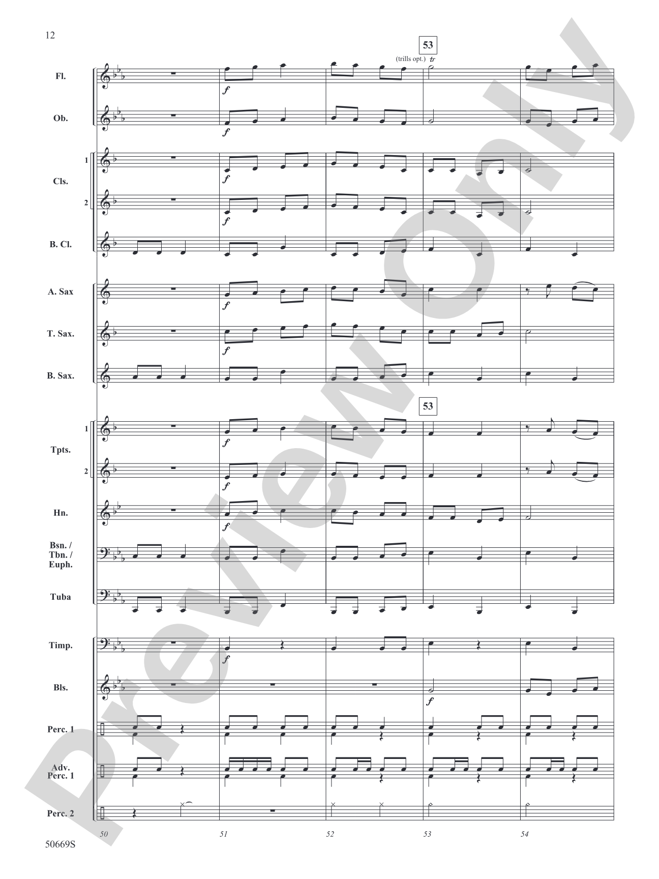 Eine Kleine March Music: Concert Band Conductor Score & Parts