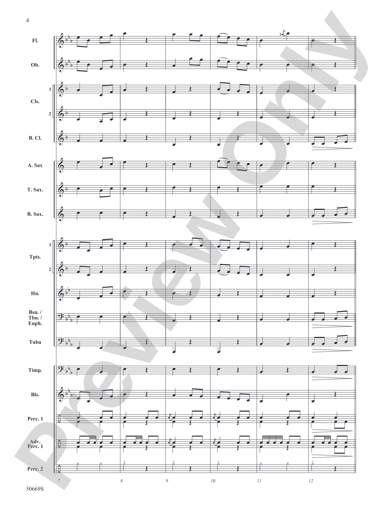 Eine Kleine March Music: Concert Band Conductor Score & Parts