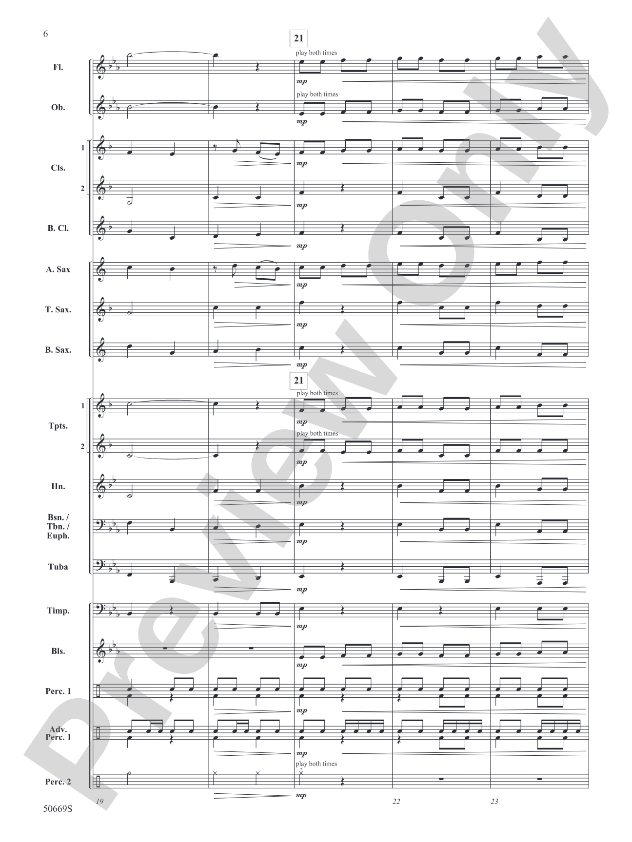 Eine Kleine March Music: Concert Band Conductor Score & Parts