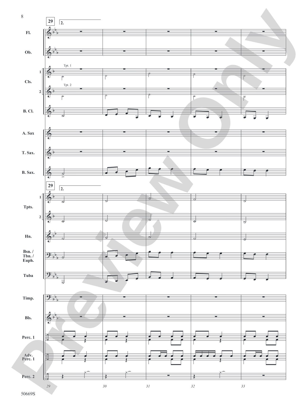 Eine Kleine March Music: Concert Band Conductor Score & Parts