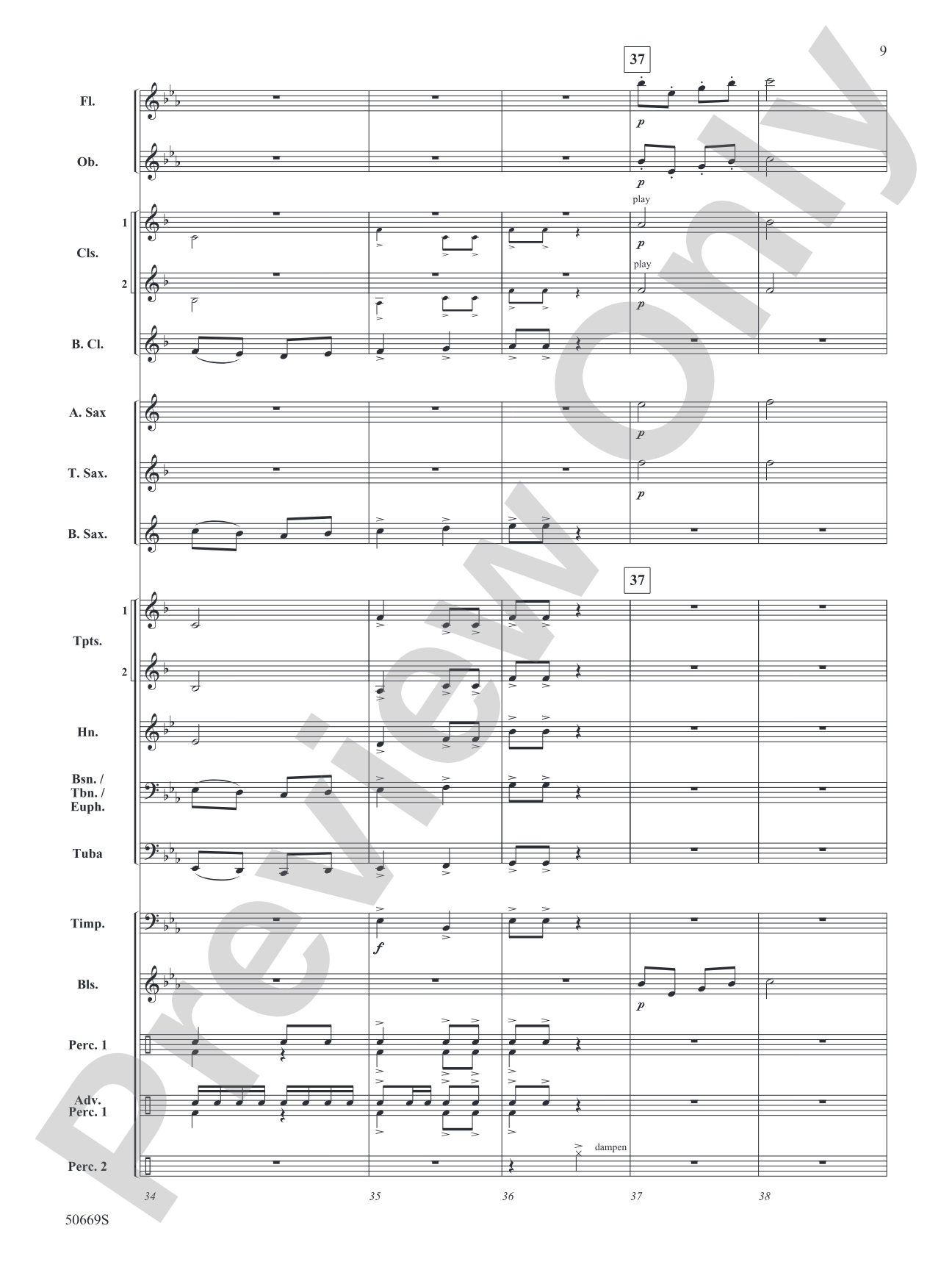 Eine Kleine March Music: Concert Band Conductor Score & Parts