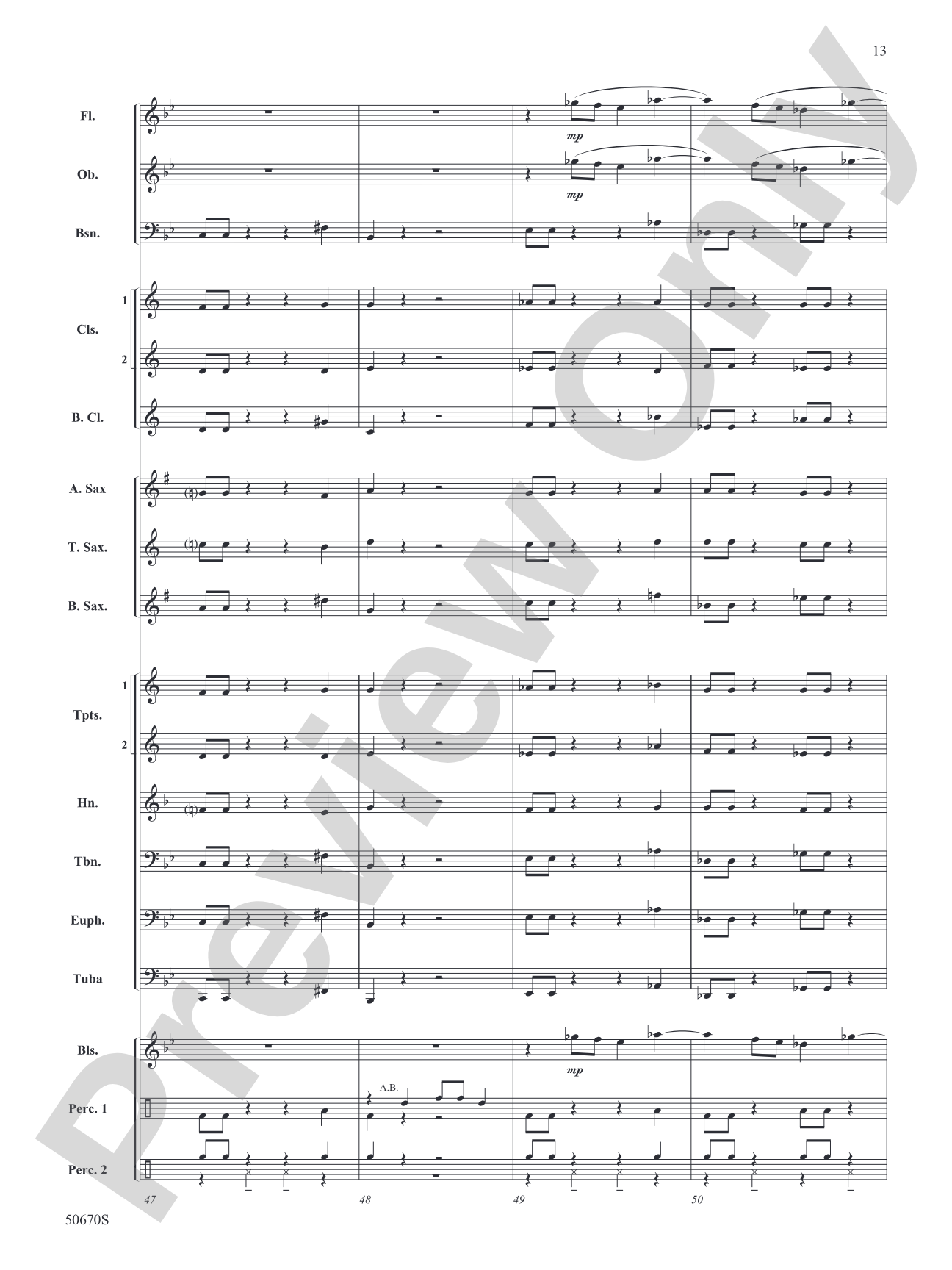 Guiro Hero: Concert Band Conductor Score & Parts
