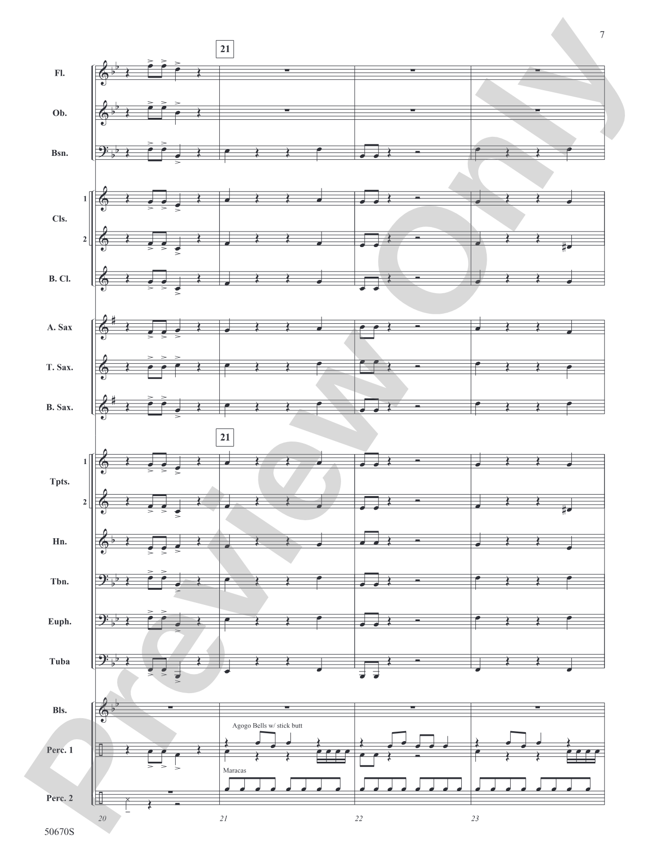 Guiro Hero: Concert Band Conductor Score & Parts
