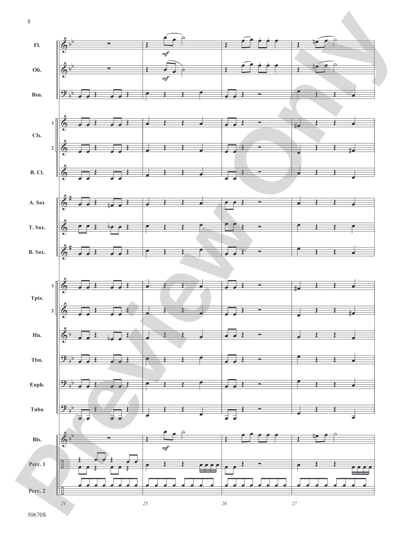 Guiro Hero: Concert Band Conductor Score & Parts
