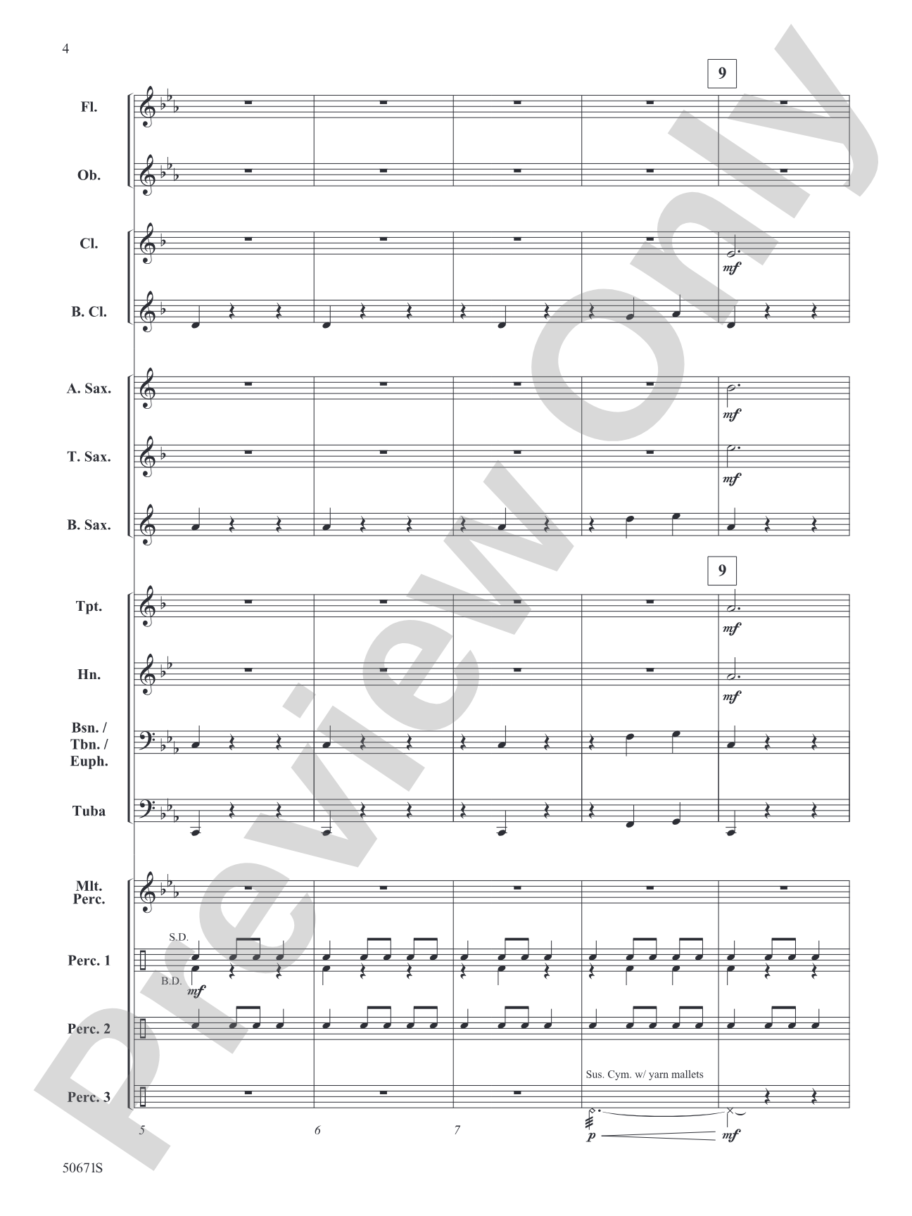 The Last Gladiator: Concert Band Conductor Score & Parts