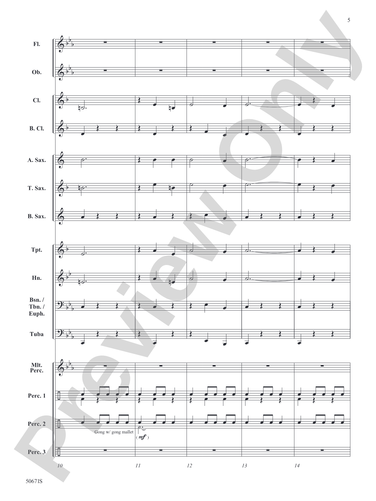 The Last Gladiator: Concert Band Conductor Score & Parts