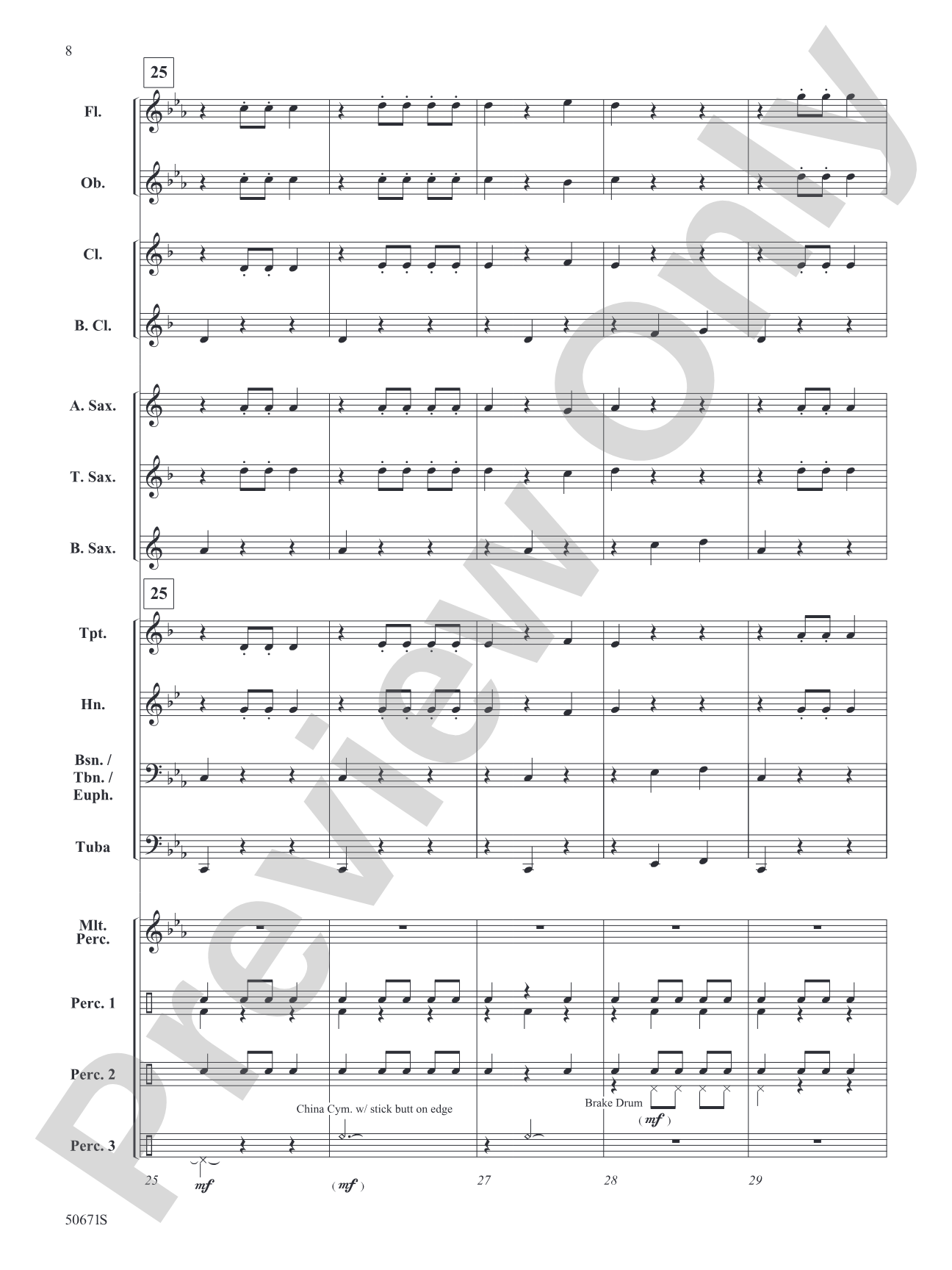 The Last Gladiator: Concert Band Conductor Score & Parts
