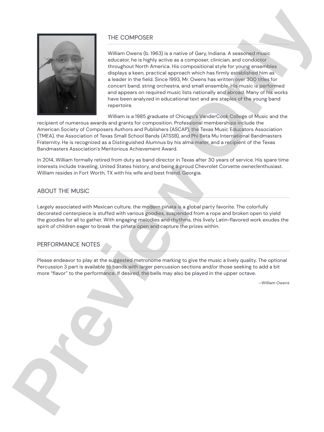 Piñata!: Concert Band Conductor Score & Parts