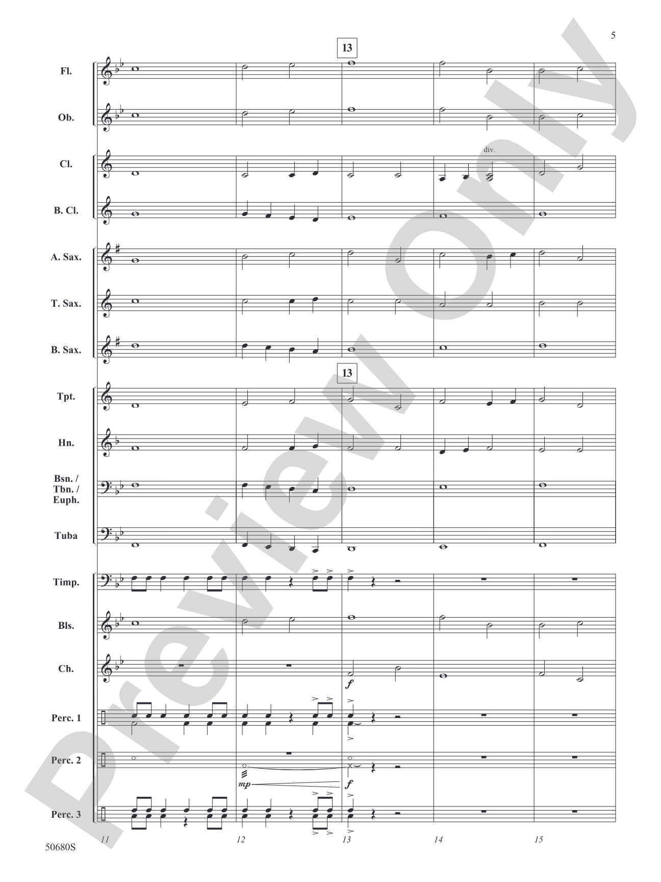 Skysplitter Fanfare: Concert Band Conductor Score & Parts