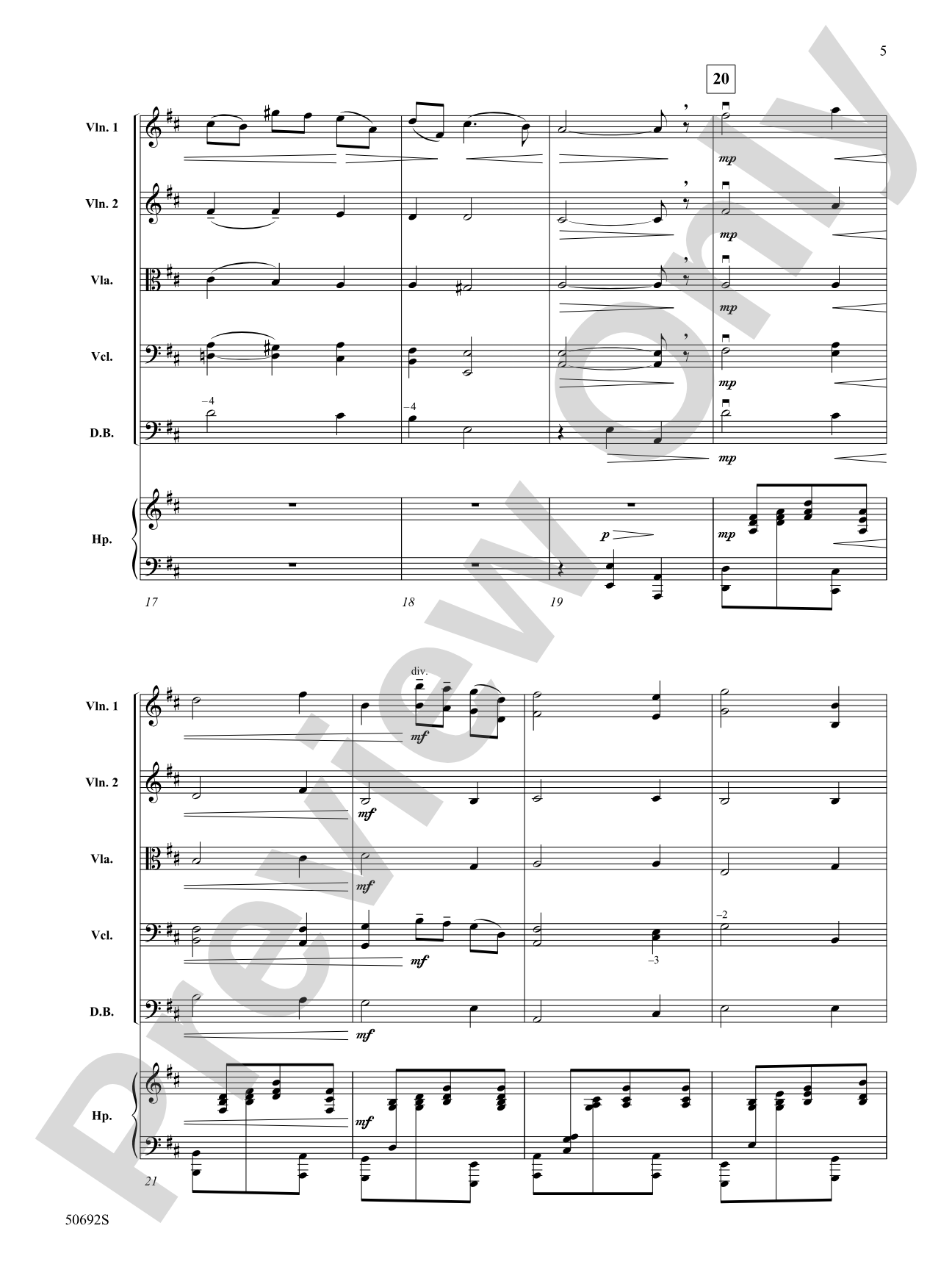 Intermezzo: String Orchestra Conductor Score & Parts