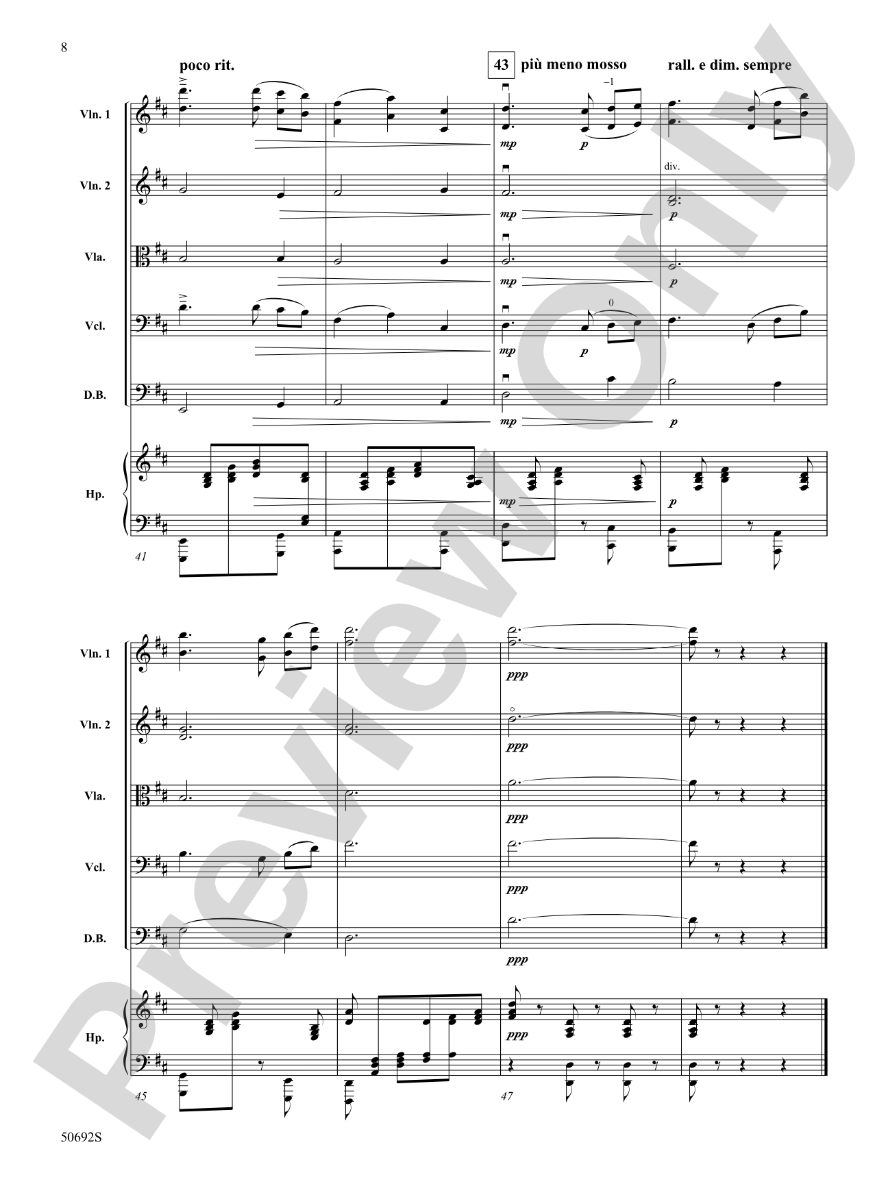 Intermezzo: String Orchestra Conductor Score & Parts