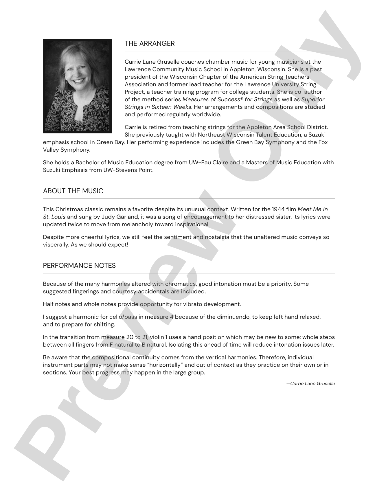 Have Yourself a Merry Little Christmas: String Orchestra Conductor Score & Parts