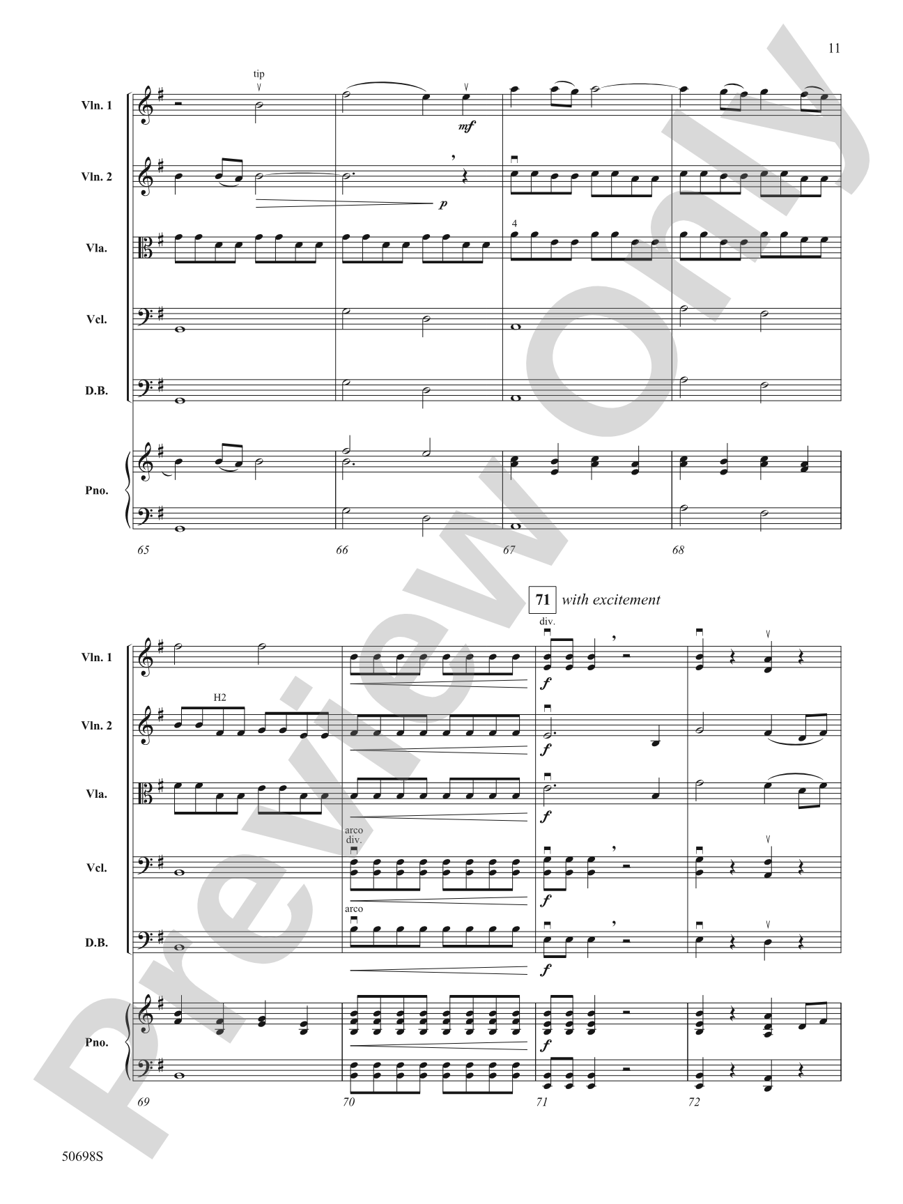 Legend of the Dragon Chasers: String Orchestra Conductor Score & Parts