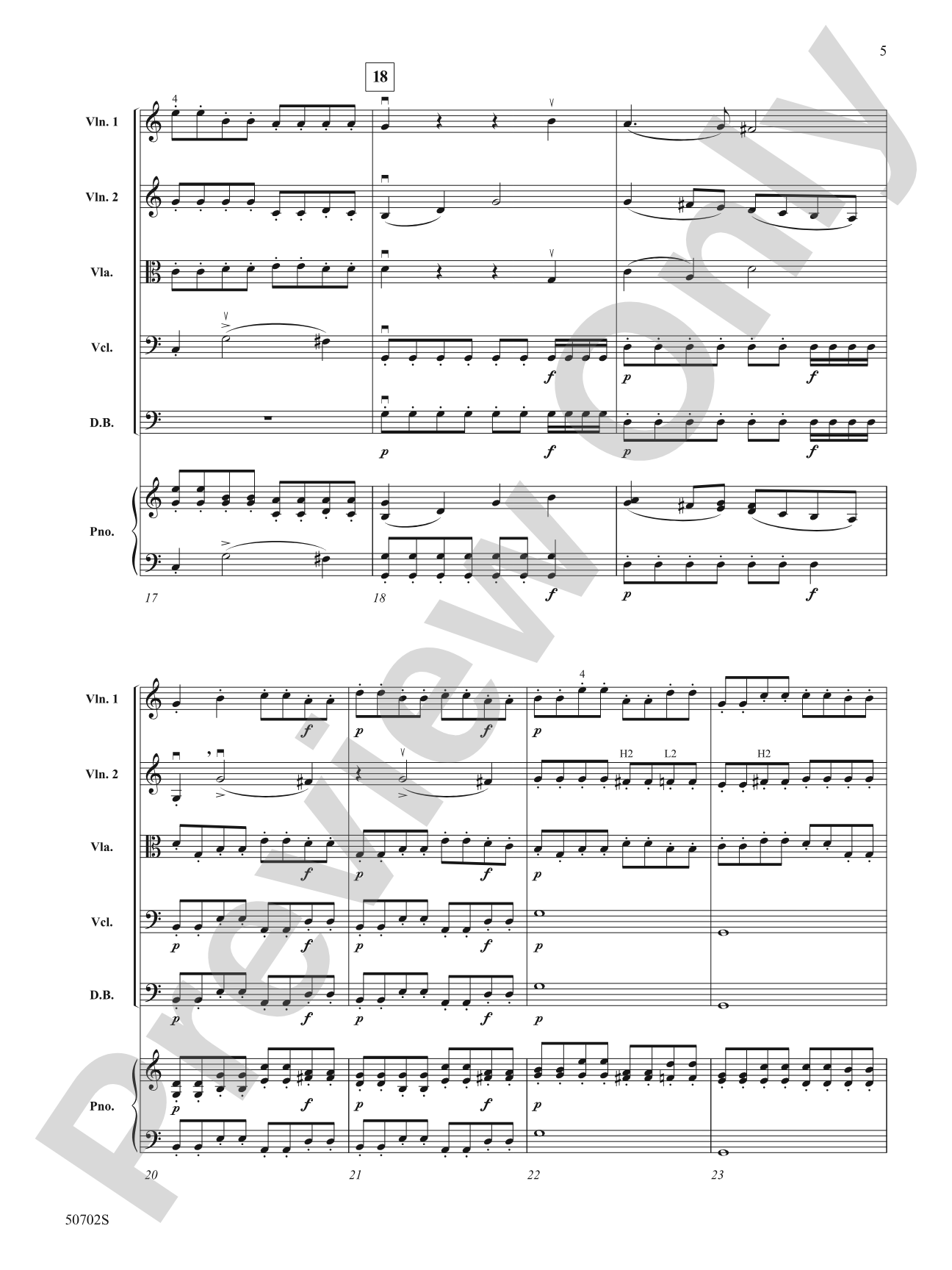 Overture to The Magic Flute: String Orchestra Conductor Score & Parts