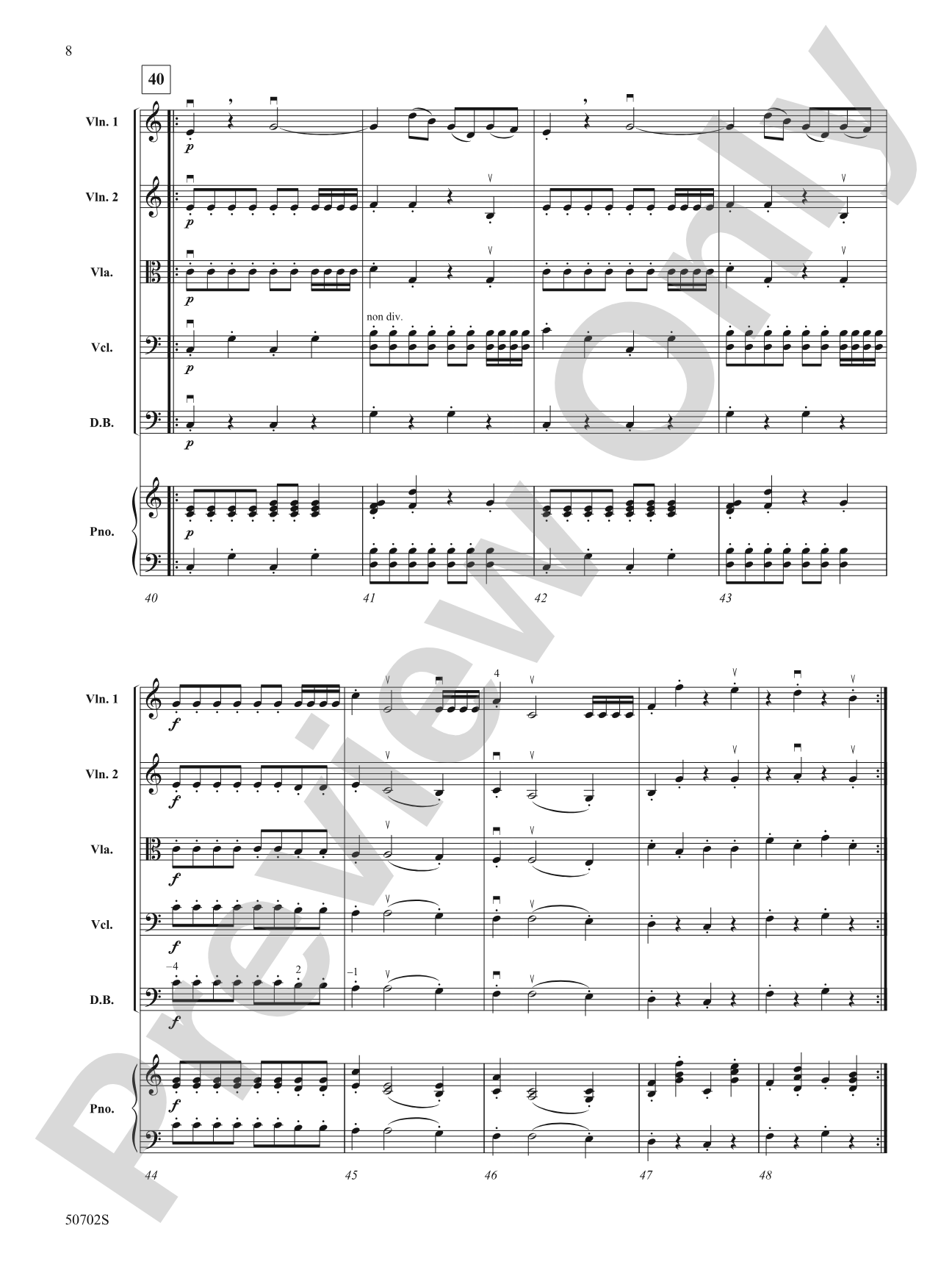 Overture to The Magic Flute: String Orchestra Conductor Score & Parts