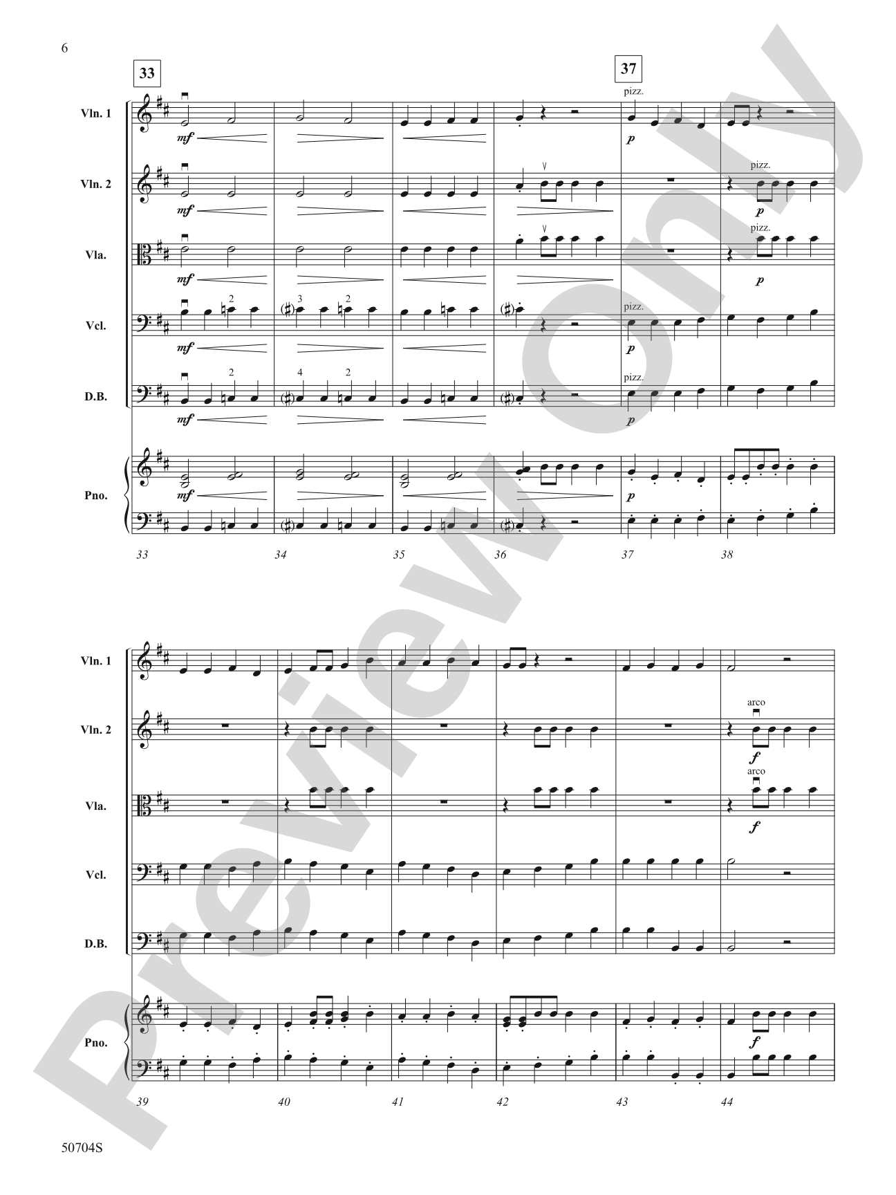 I Spy: String Orchestra Conductor Score & Parts