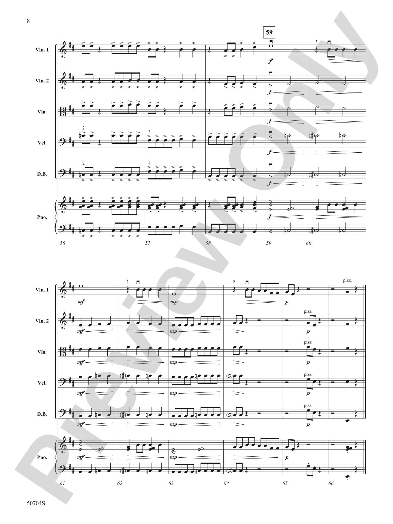 I Spy: String Orchestra Conductor Score & Parts