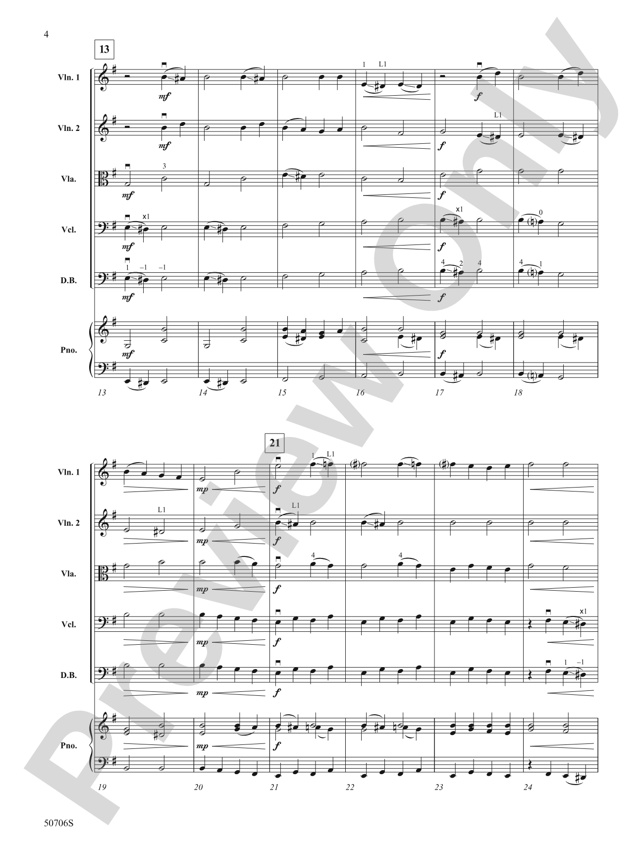 Mind Games: String Orchestra Conductor Score & Parts