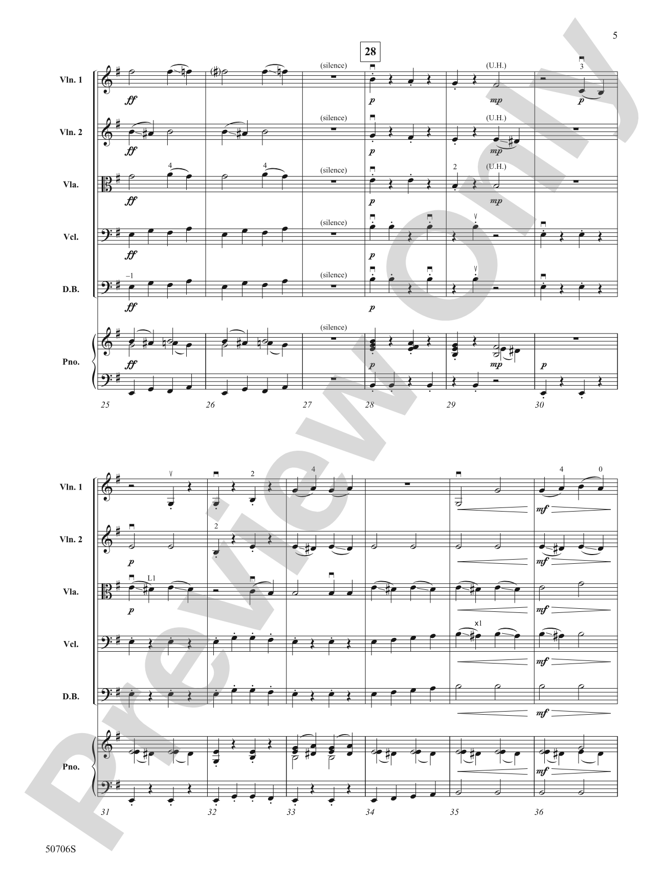 Mind Games: String Orchestra Conductor Score & Parts