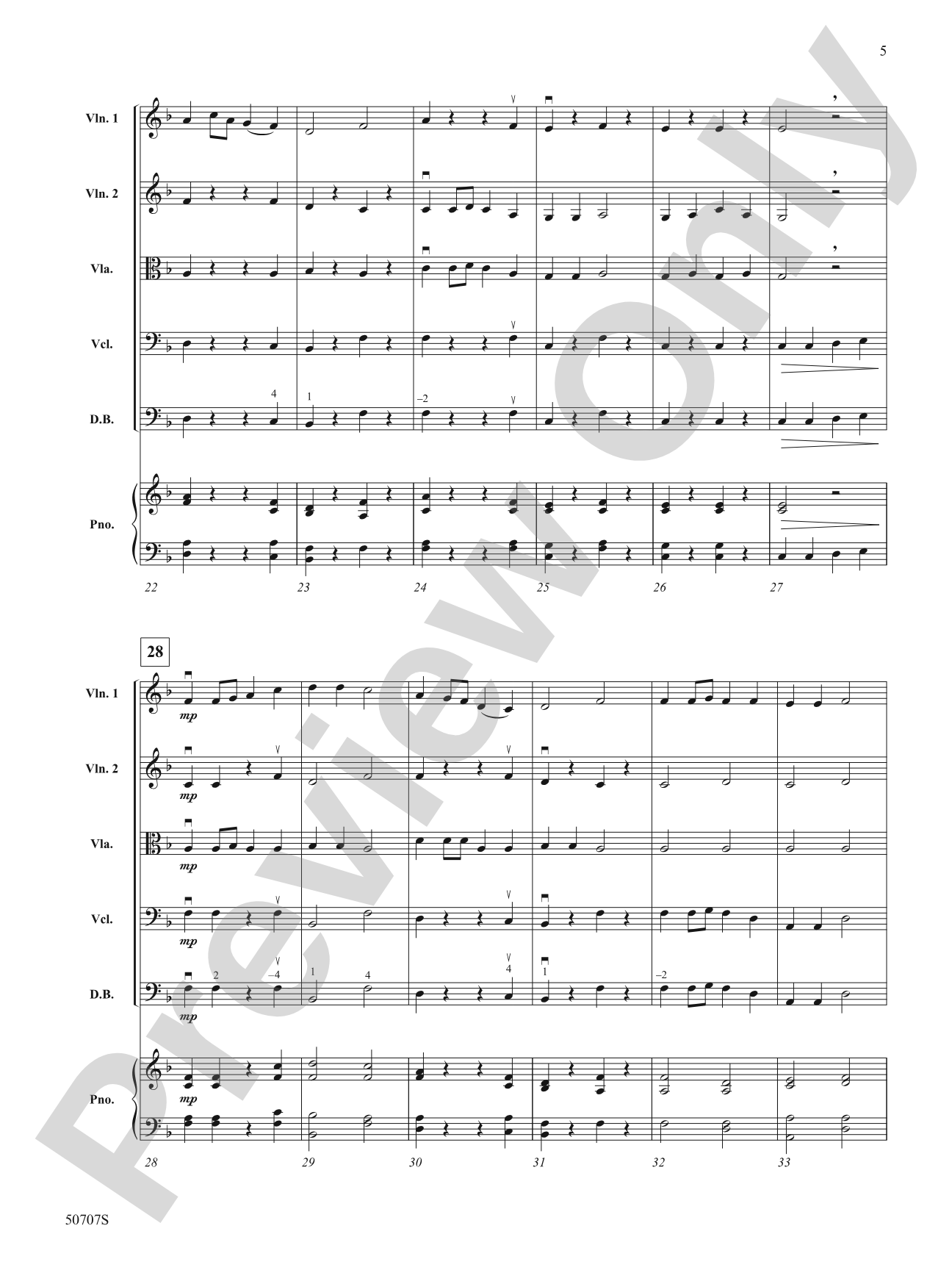 The Wayfarer: String Orchestra Conductor Score & Parts