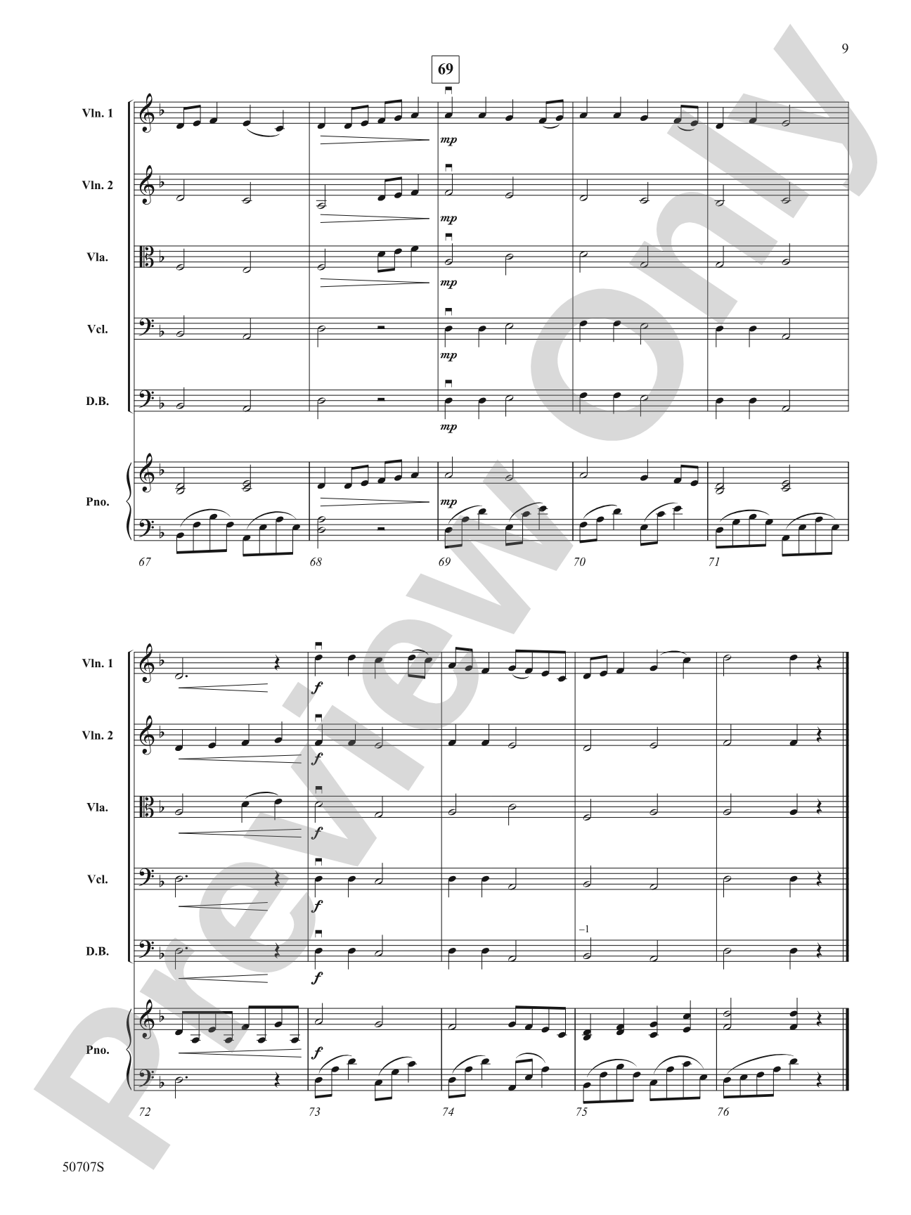 The Wayfarer: String Orchestra Conductor Score & Parts