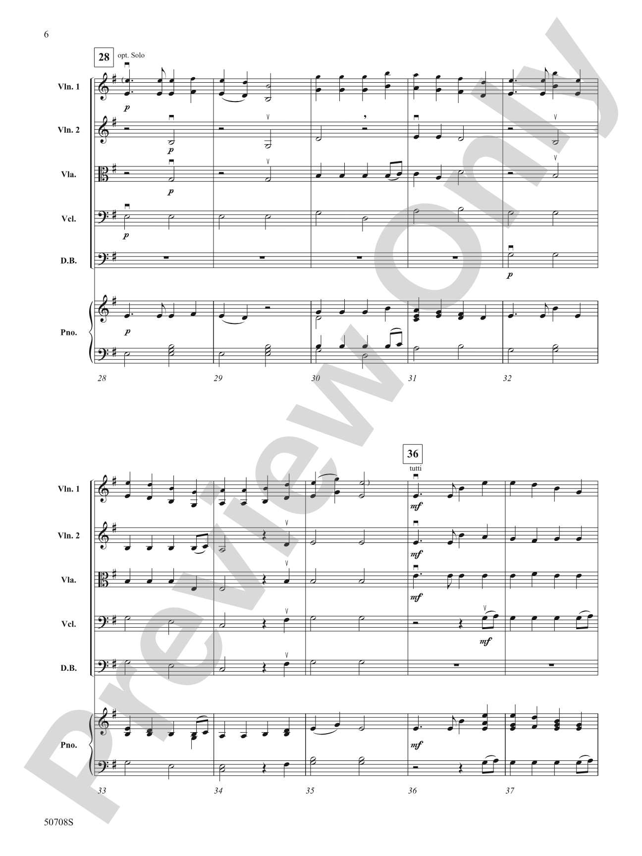 Winter Aire: String Orchestra Conductor Score & Parts