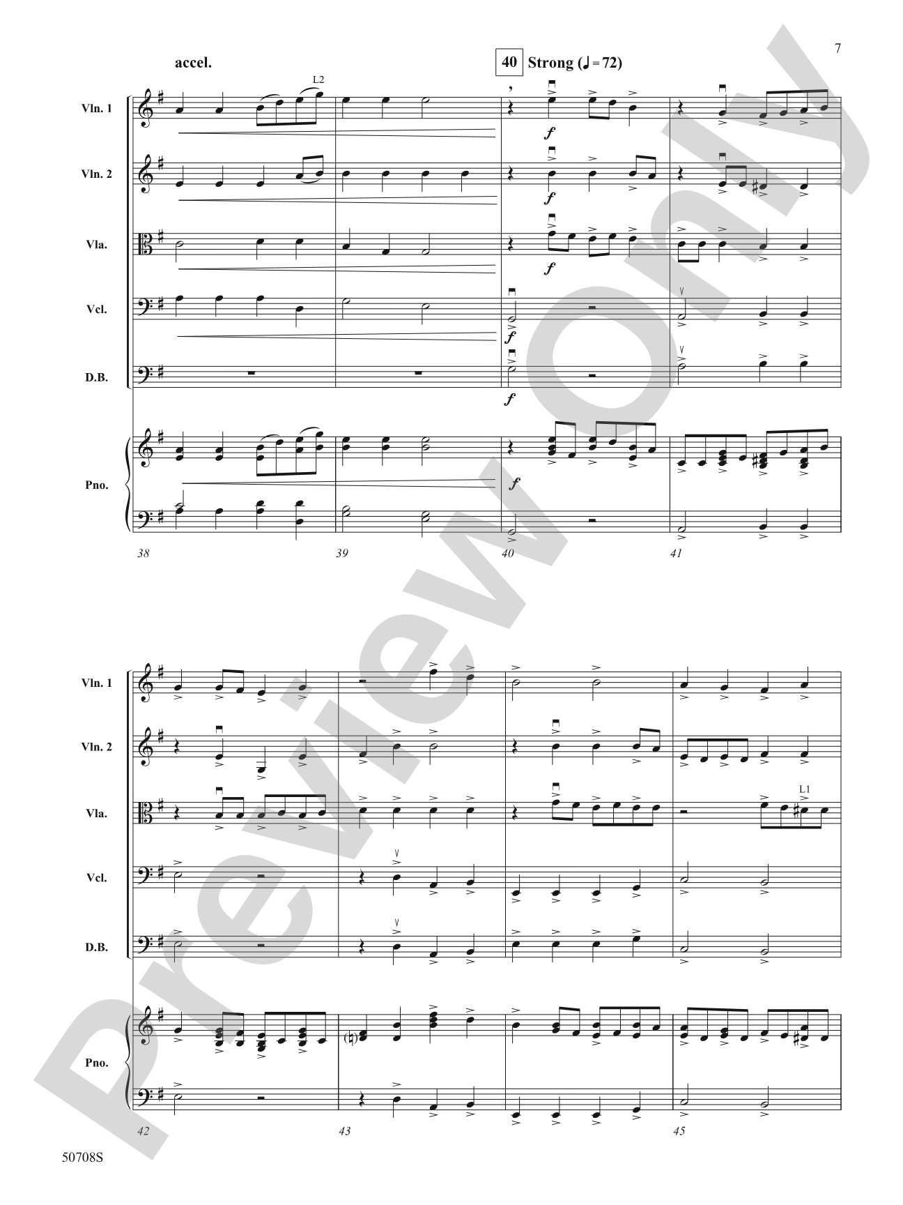 Winter Aire: String Orchestra Conductor Score & Parts