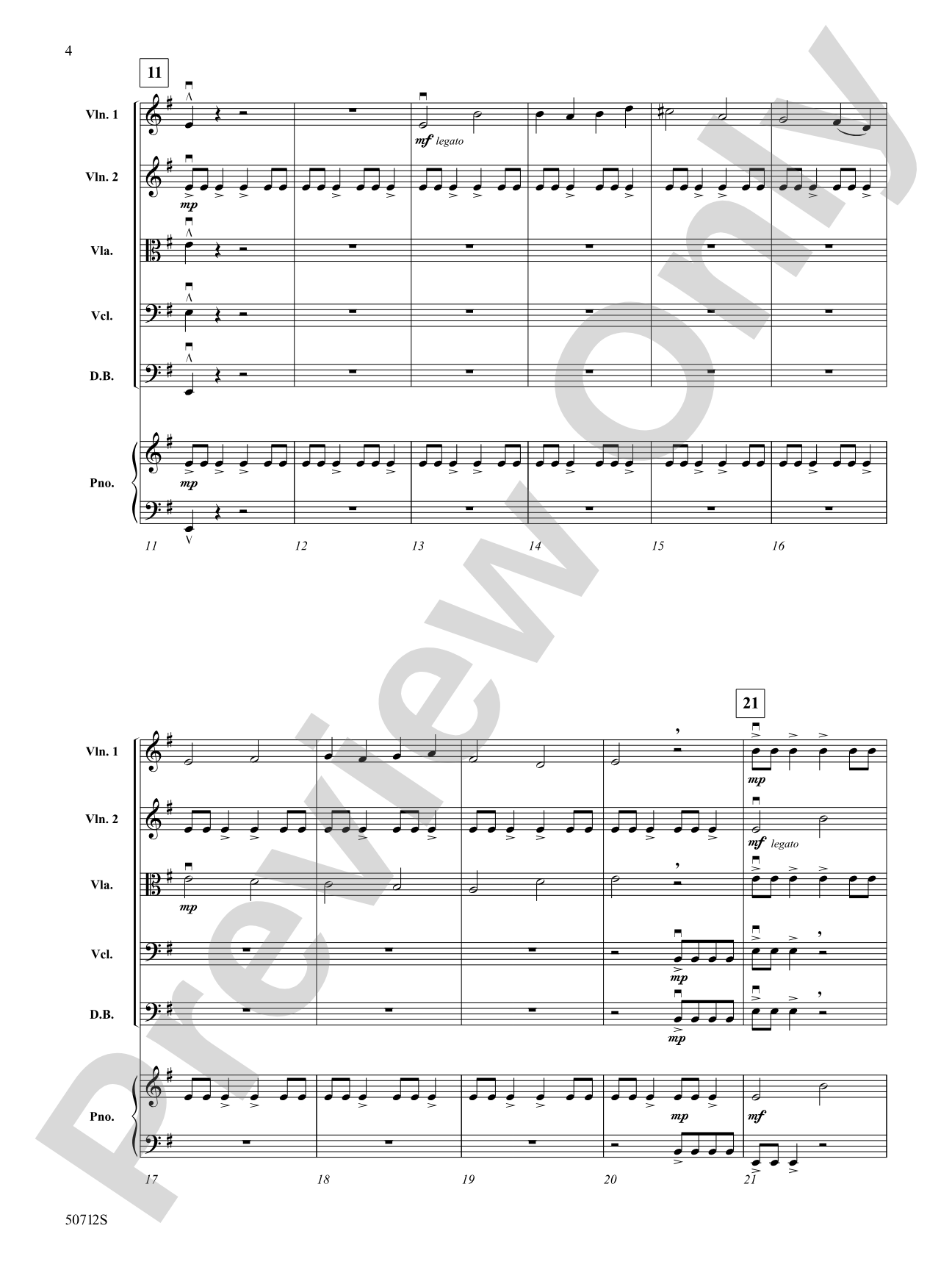 Colliding Fates: String Orchestra Conductor Score & Parts
