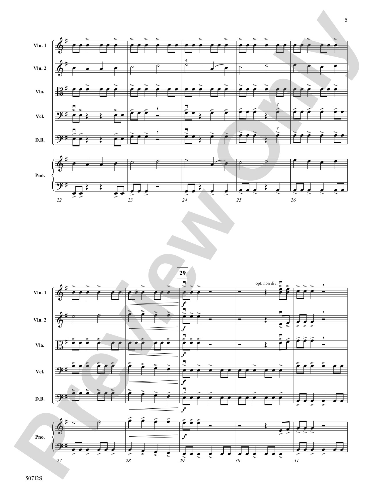 Colliding Fates: String Orchestra Conductor Score & Parts