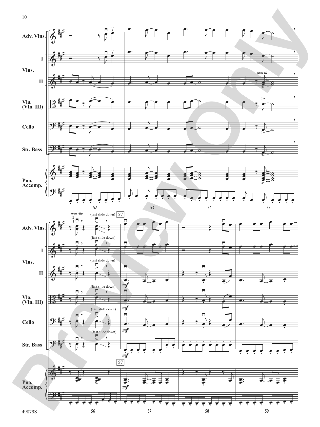Dreams: String Orchestra Conductor Score & Parts