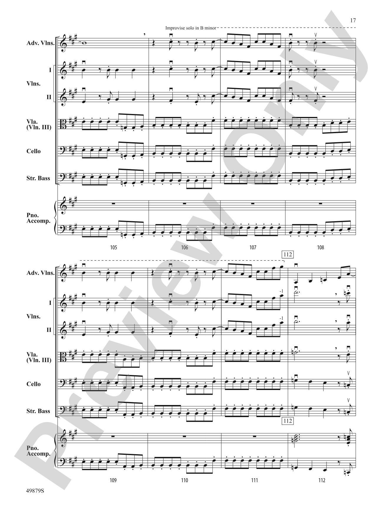 Dreams: String Orchestra Conductor Score & Parts