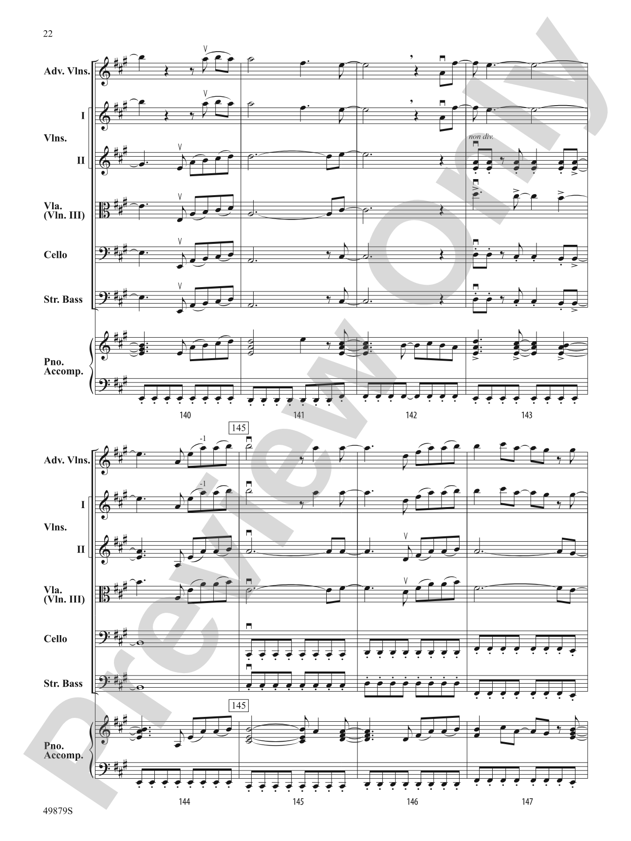 Dreams: String Orchestra Conductor Score & Parts