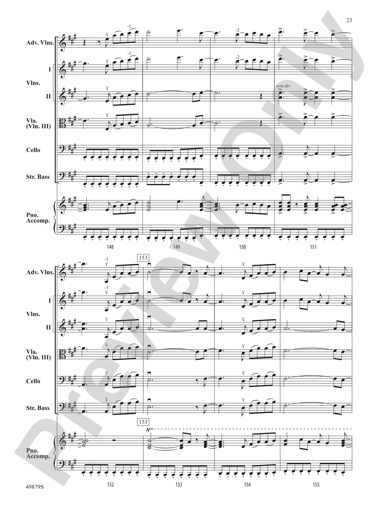 Dreams: String Orchestra Conductor Score & Parts