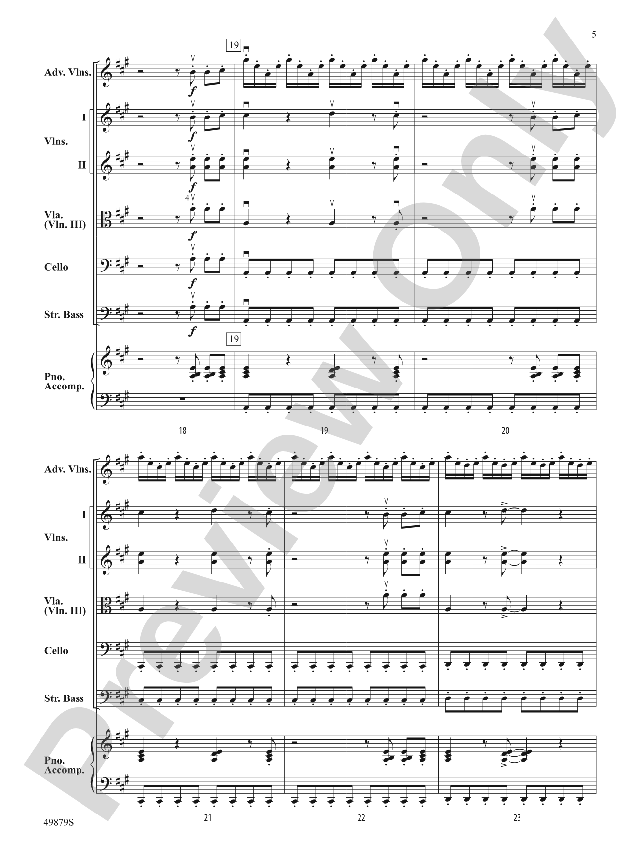 Dreams: String Orchestra Conductor Score & Parts