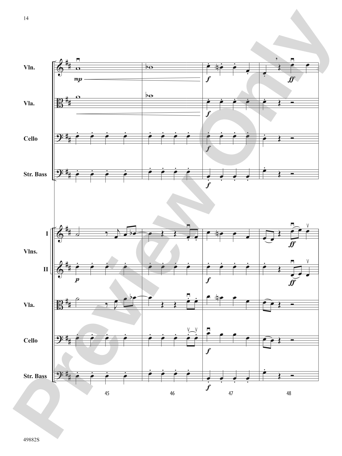 High Hopes: String Orchestra Conductor Score & Parts
