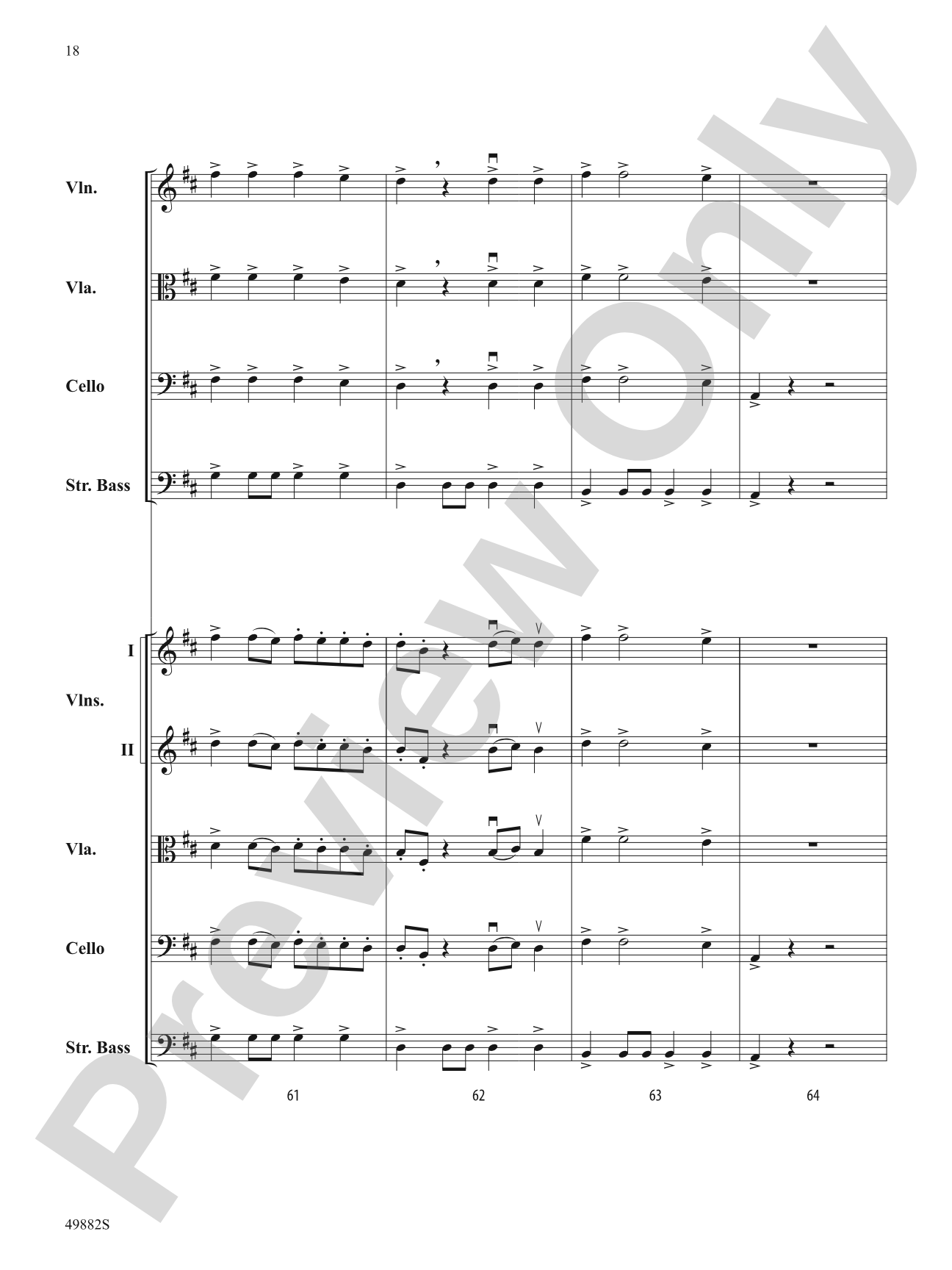 High Hopes: String Orchestra Conductor Score & Parts