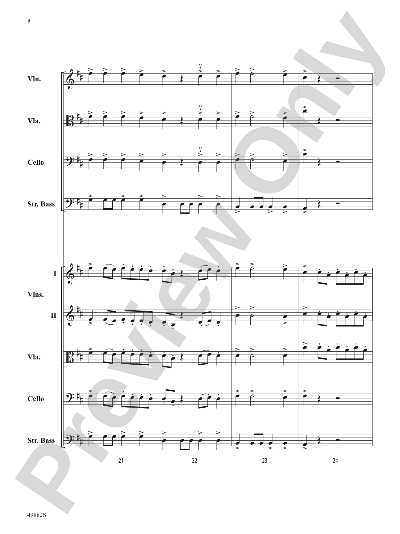 High Hopes: String Orchestra Conductor Score & Parts