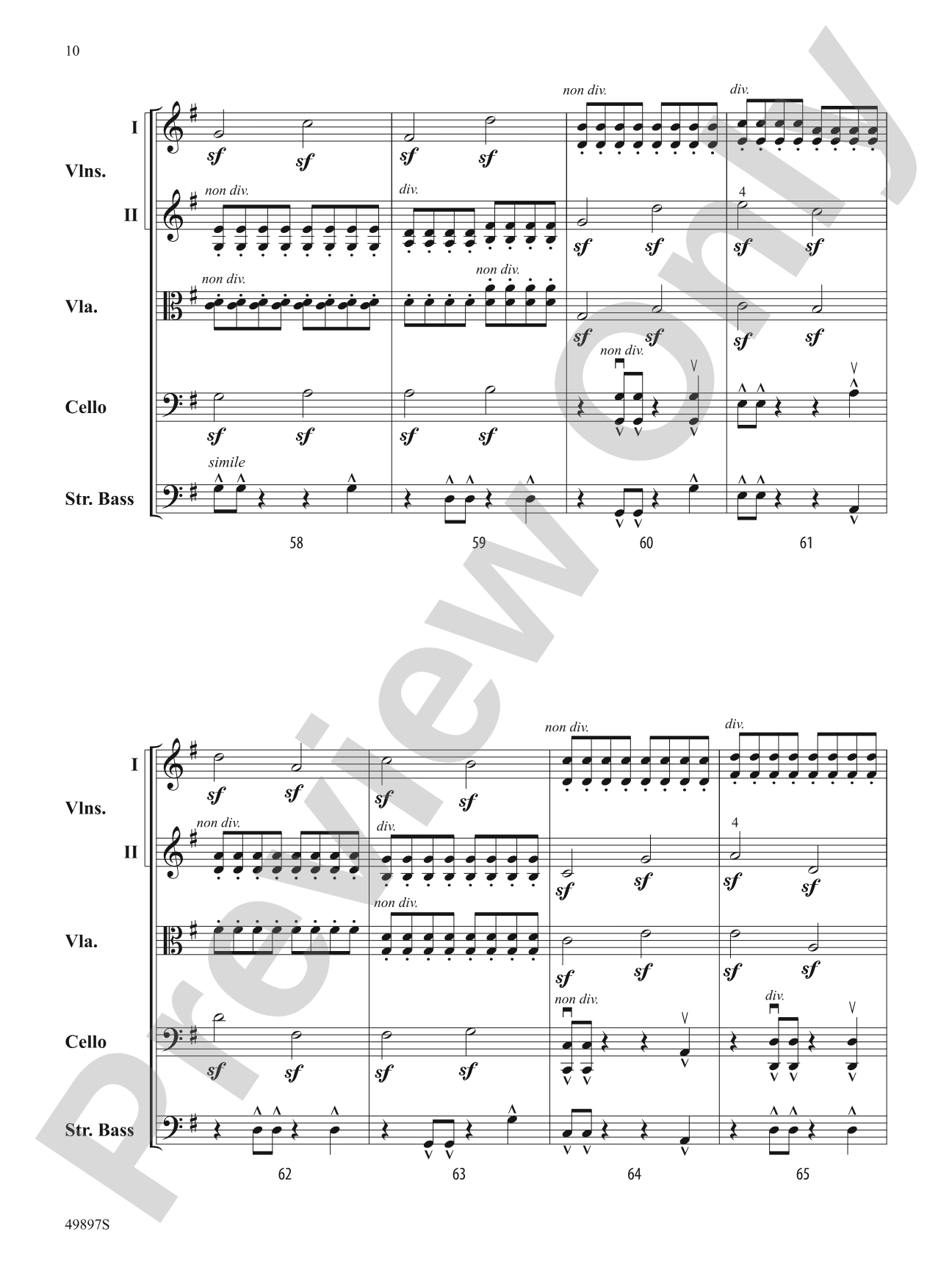 A Utopian Fantasia: String Orchestra Conductor Score & Parts